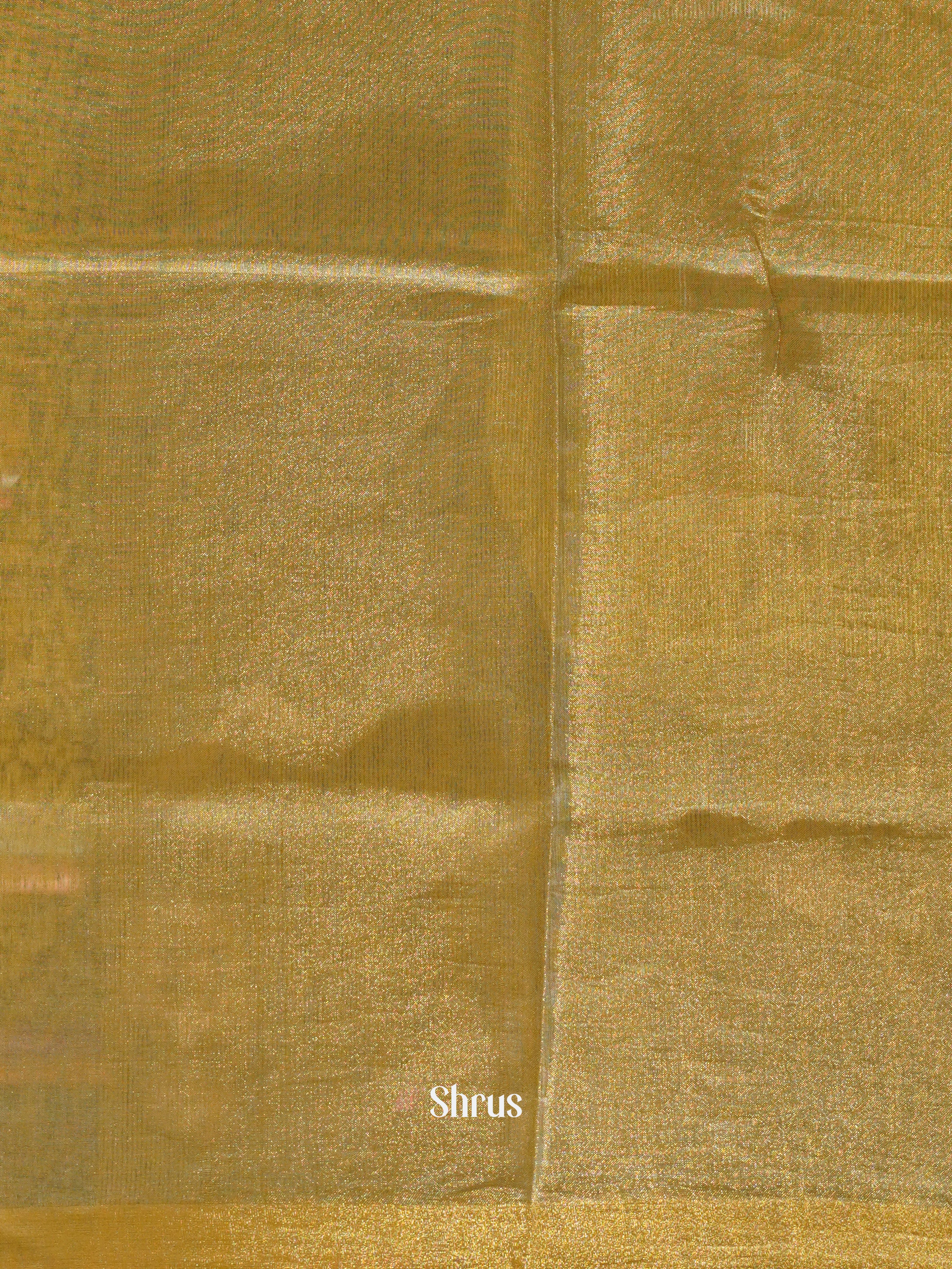 Yellow & Gold - Linen Saree - Shop on ShrusEternity.com