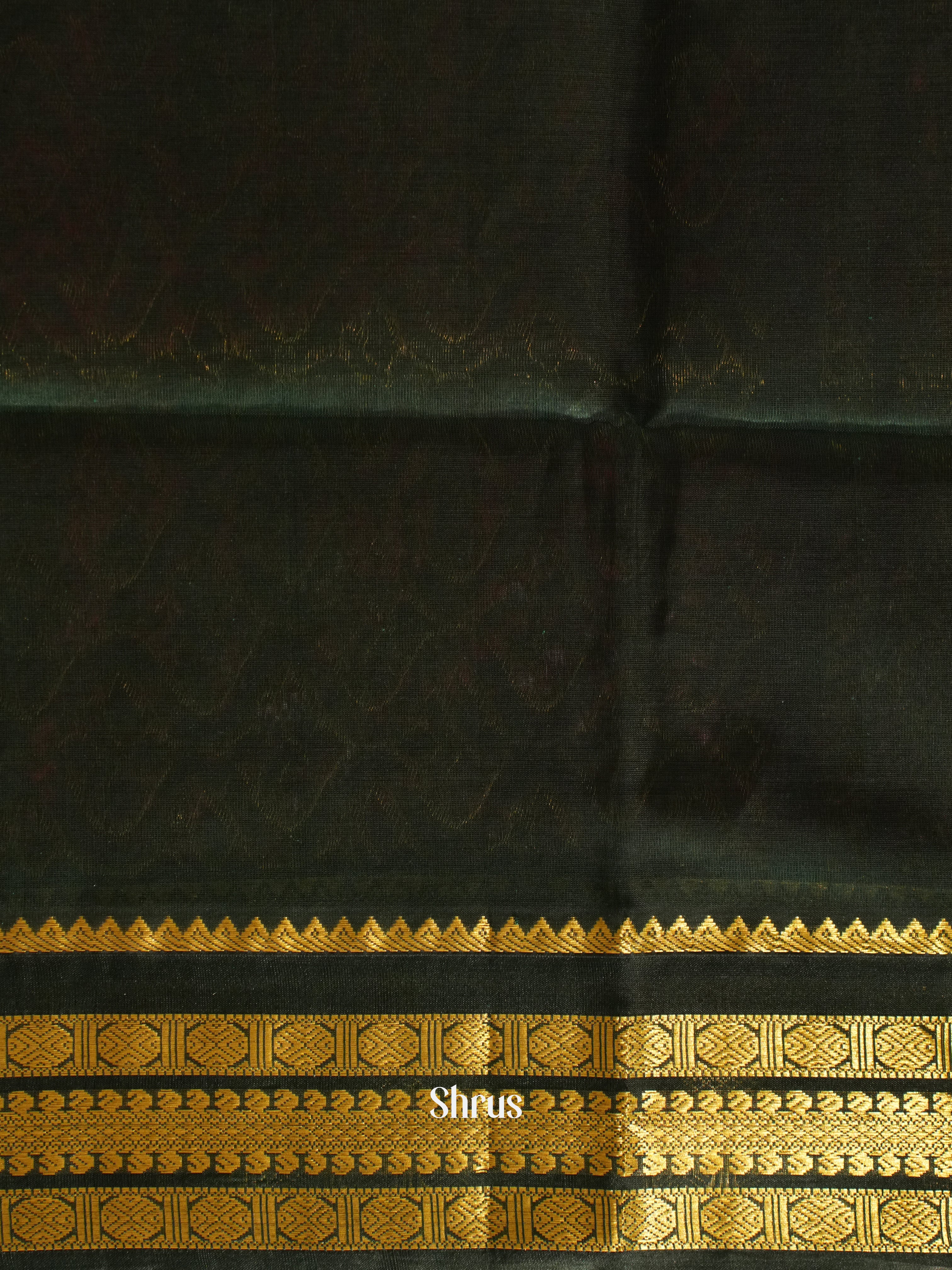 Red & Green - Silk Cotton Saree - Shop on ShrusEternity.com