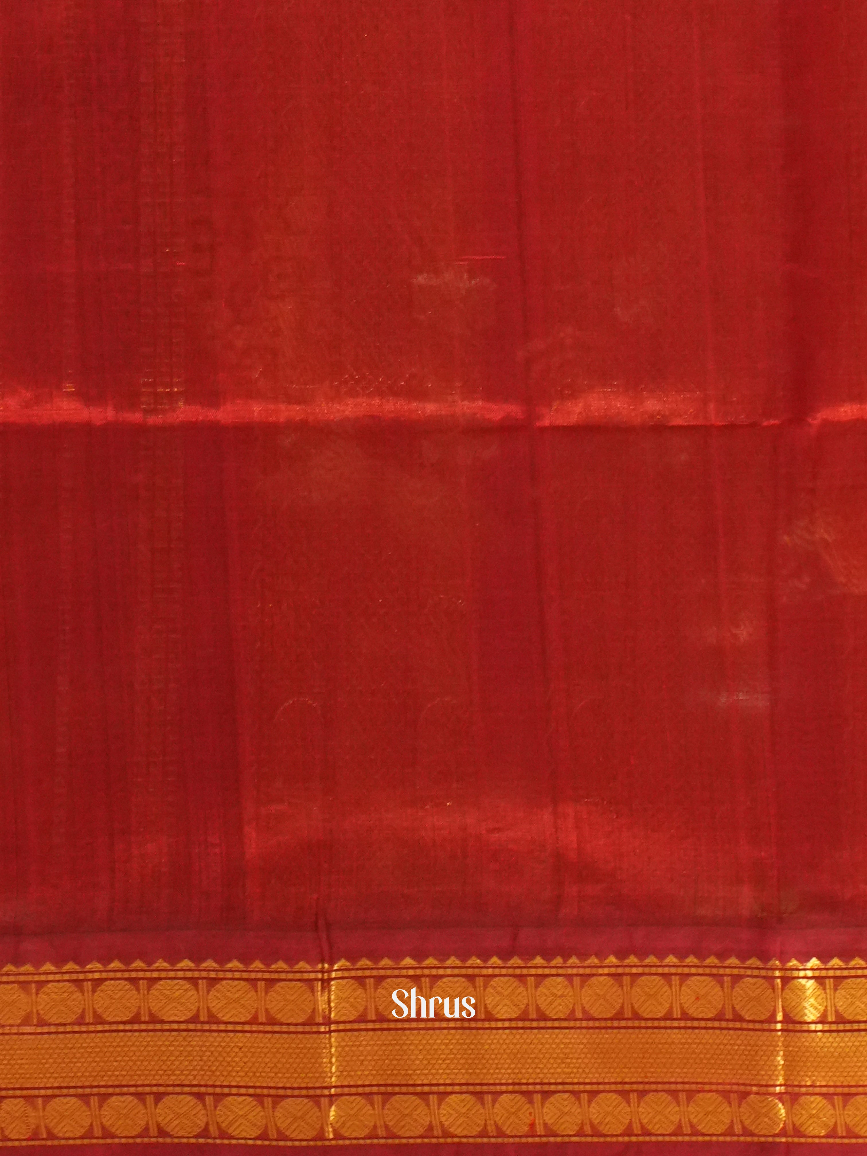 Mambazha Yellow & Red - Silk Cotton Saree - Shop on ShrusEternity.com