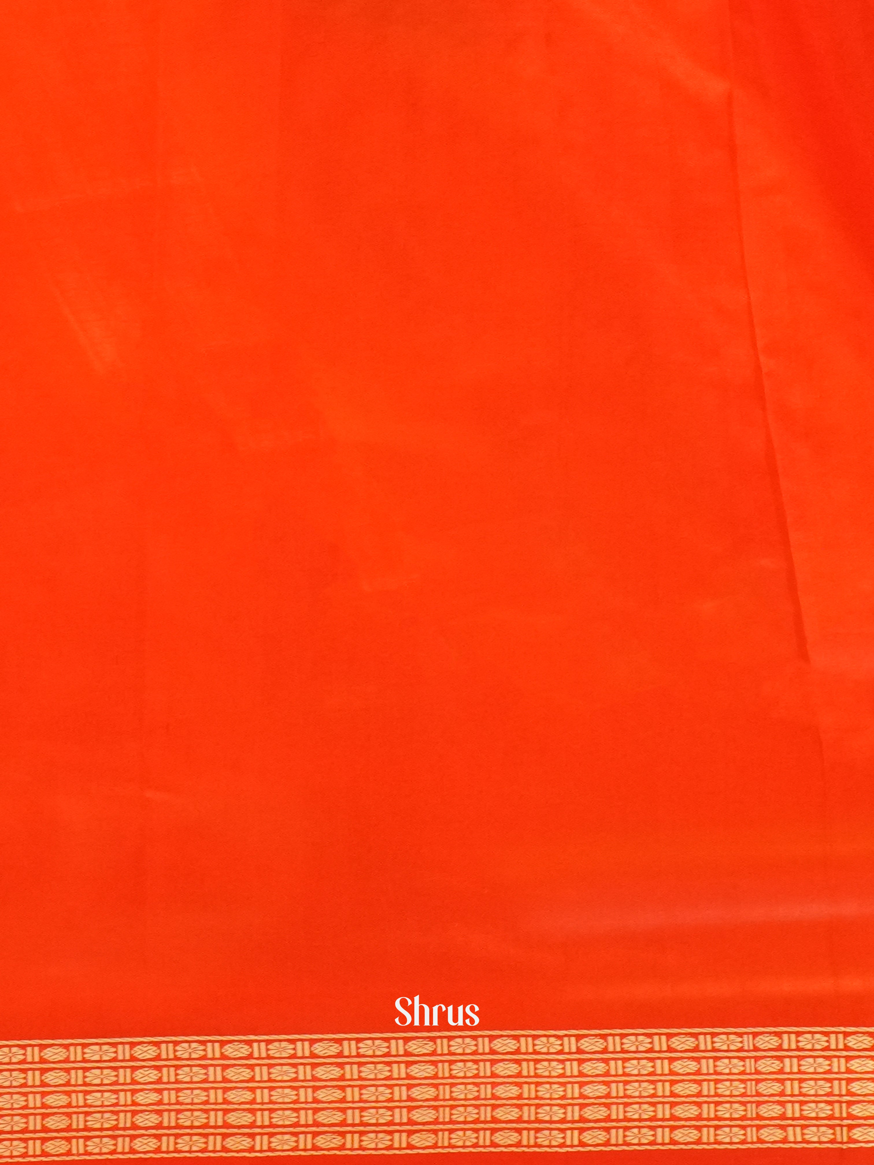 Green & Orange -Odisha Sambalpuri Soft Silk Saree - Shop on ShrusEternity.com