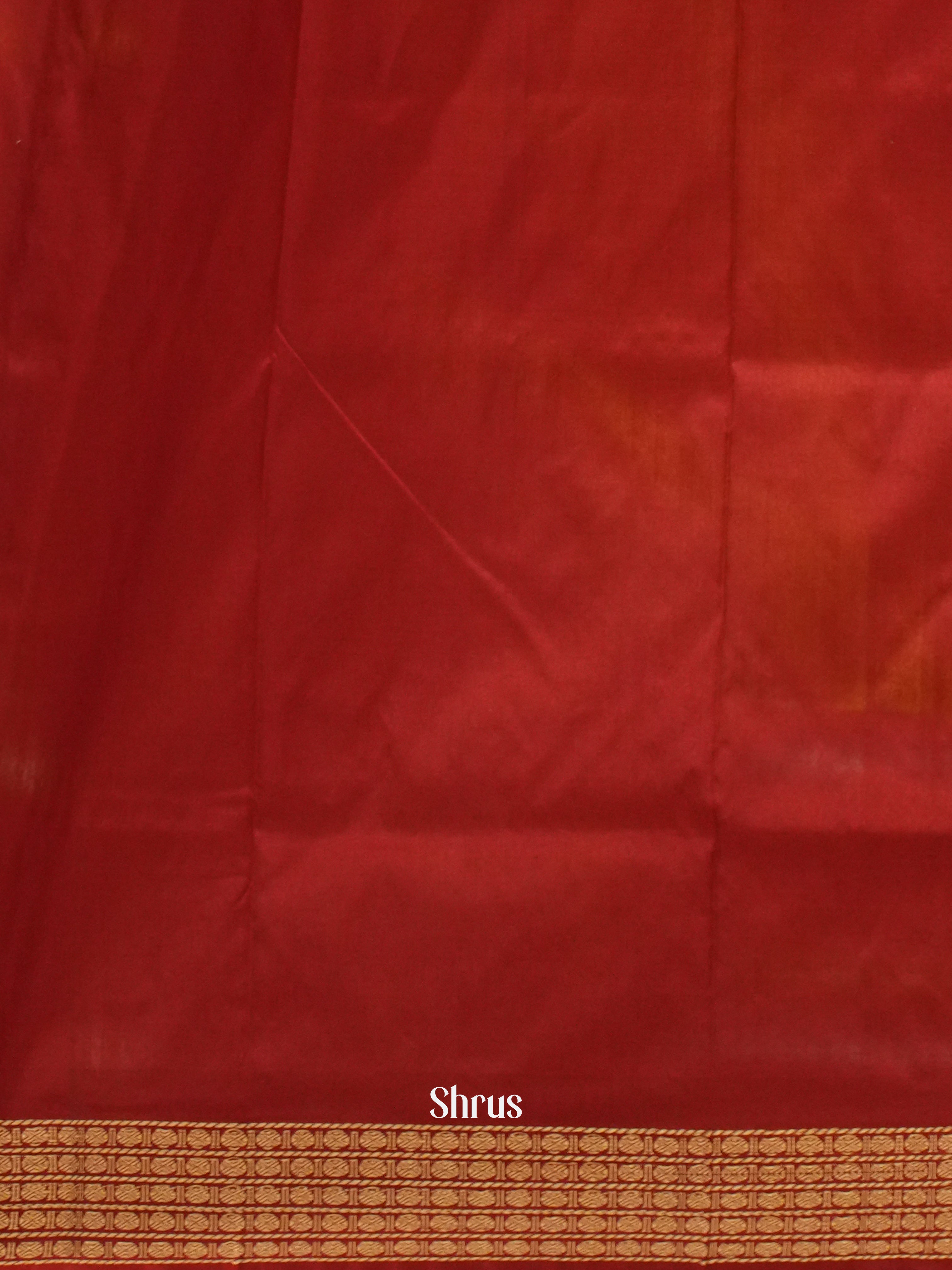 Green & Maroon - Odisha Sambalpuri Soft Silk Saree - Shop on ShrusEternity.com