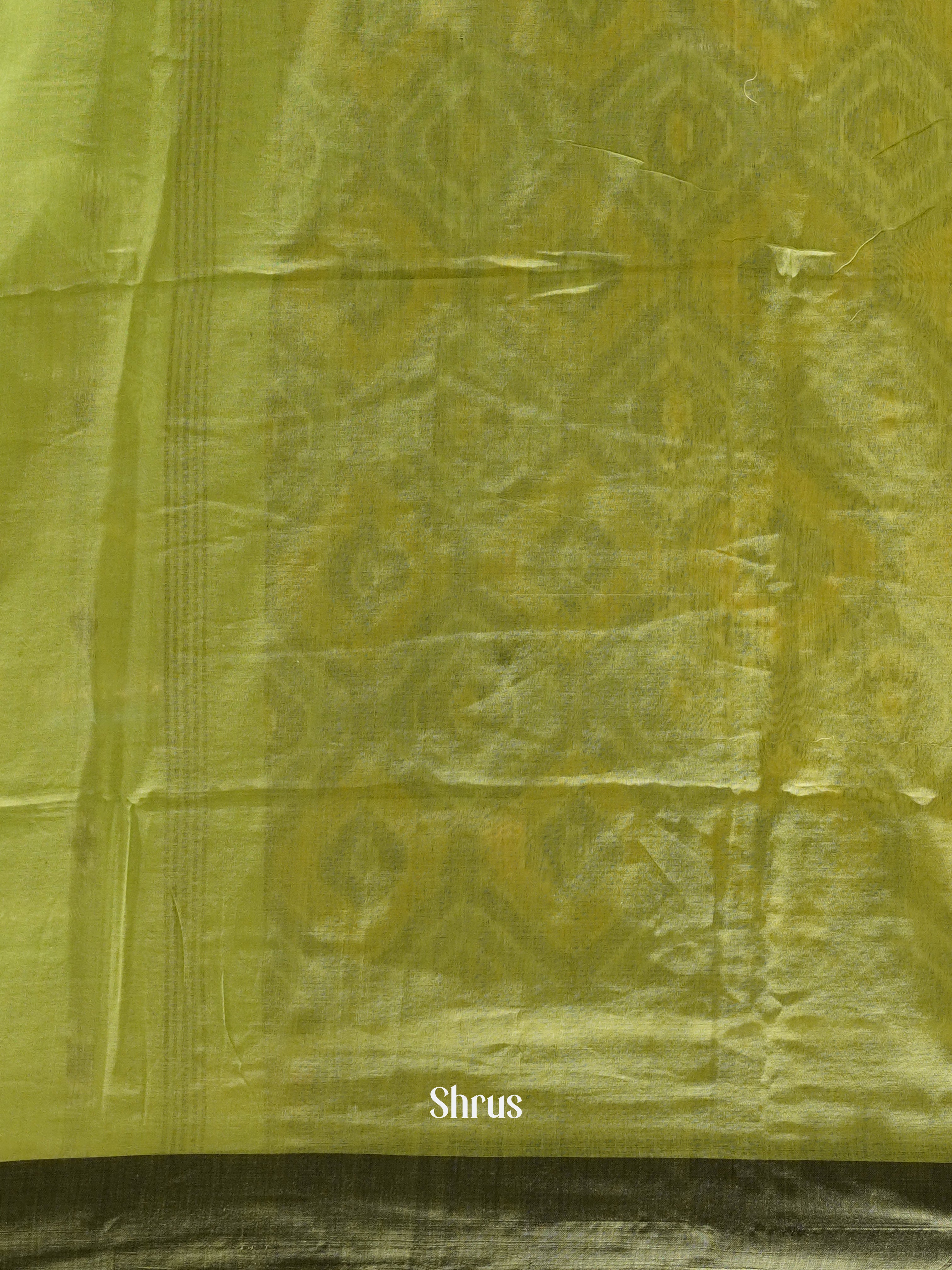 Green & Grey Green- Bengal cotton Saree - Shop on ShrusEternity.com