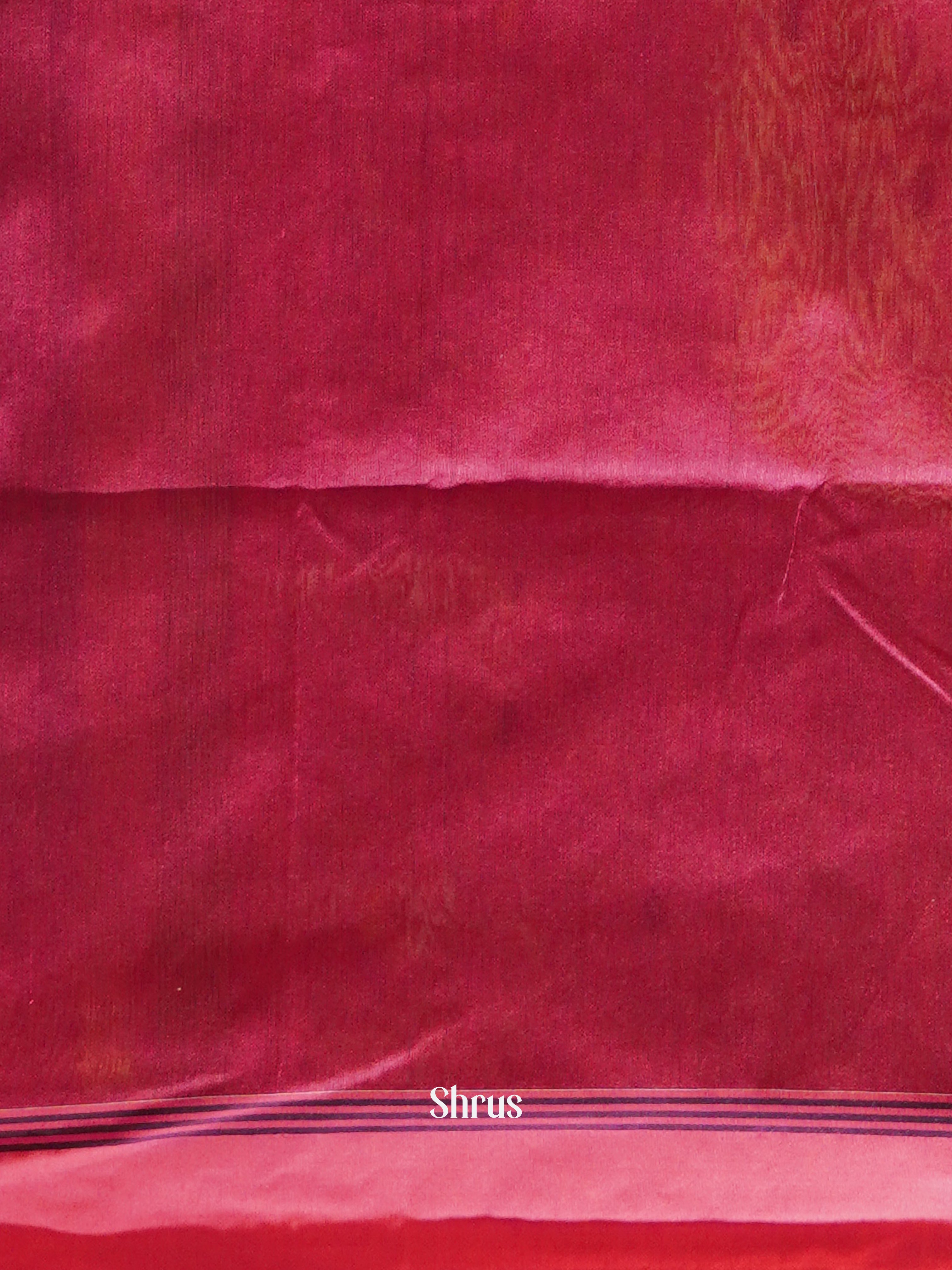 Pink & Grey - Bengal cotton Saree - Shop on ShrusEternity.com