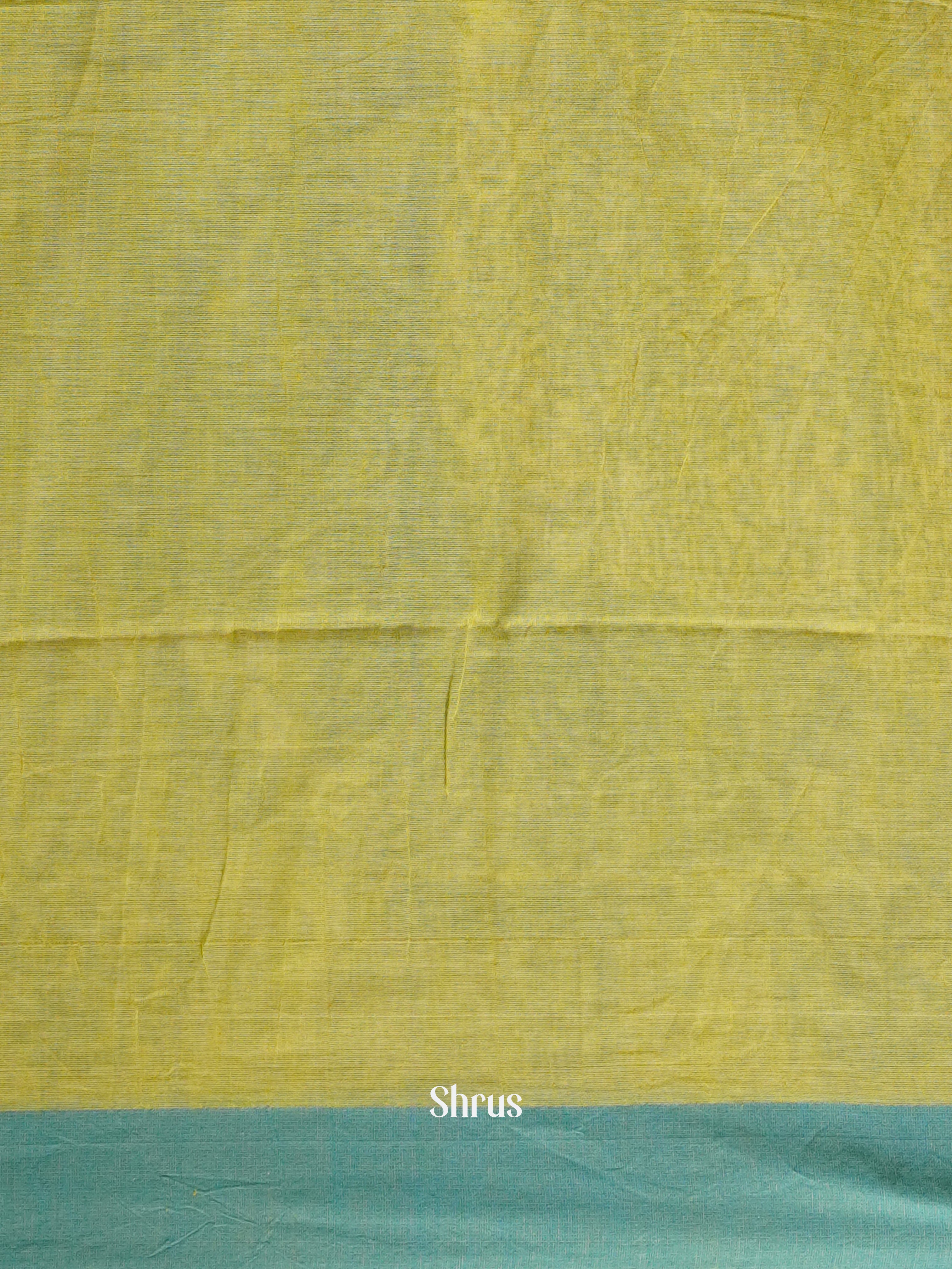 Green & Blue - Semi Ikkat Saree - Shop on ShrusEternity.com