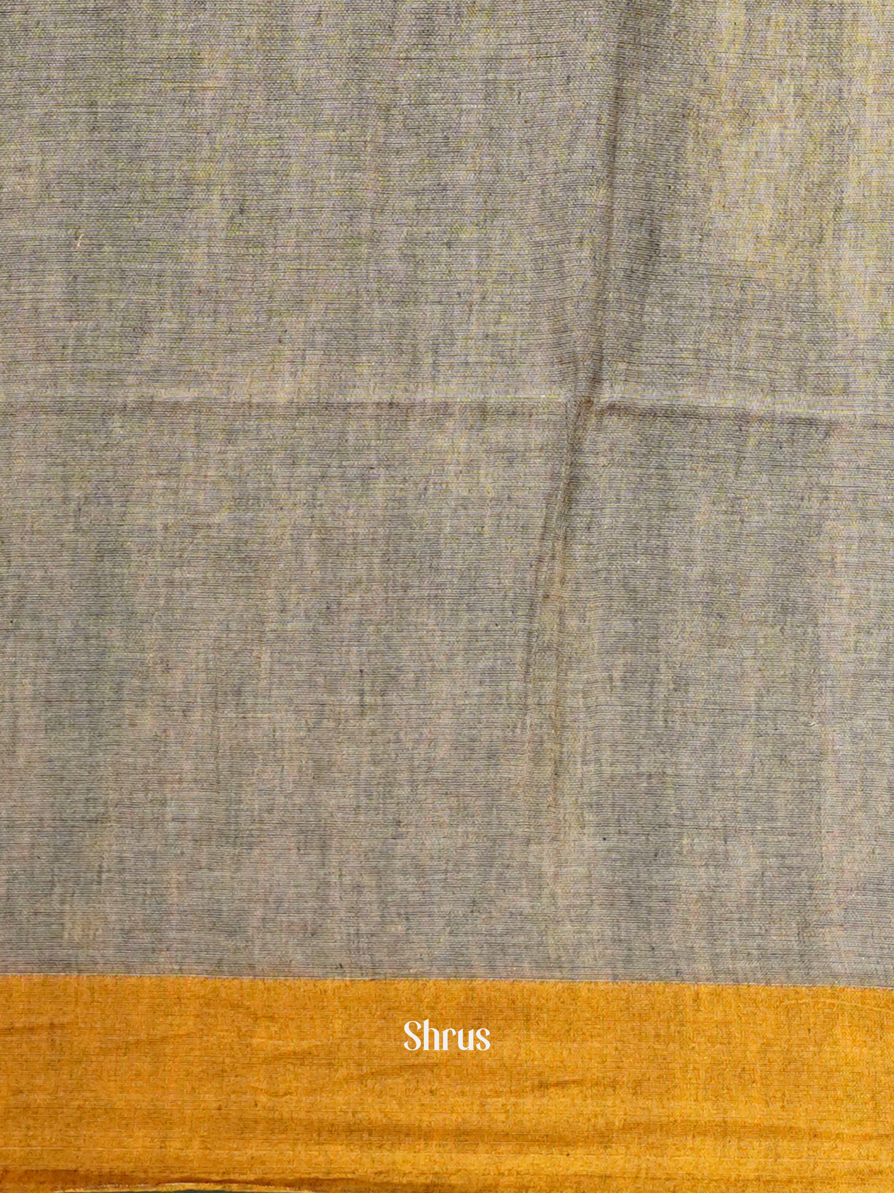 Grey & Onion Peel - Semi Ikkat Saree - Shop on ShrusEternity.com