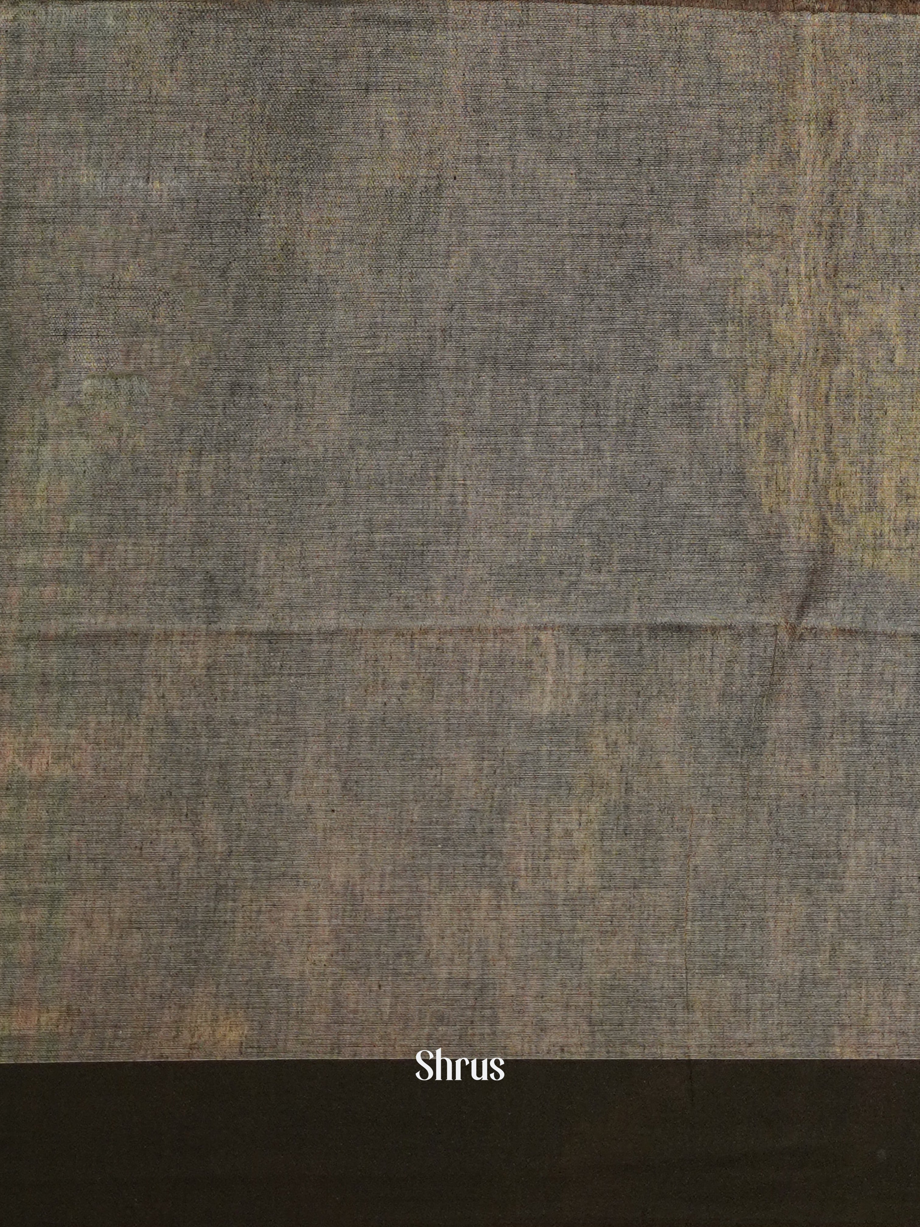 Grey & Black- Semi Ikkat Saree - Shop on ShrusEternity.com