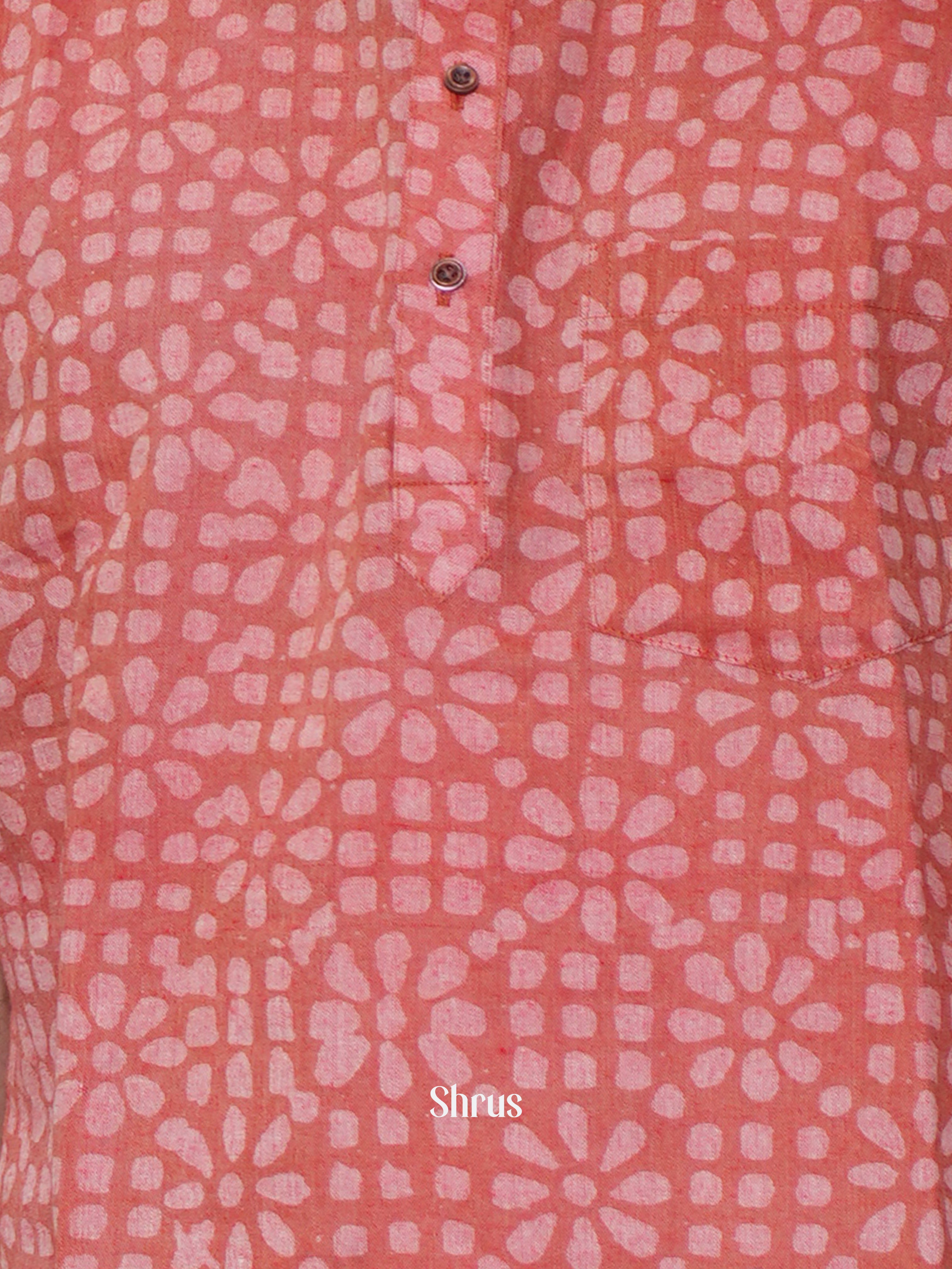 Red - Readymade Mens Kurta - Shop on ShrusEternity.com