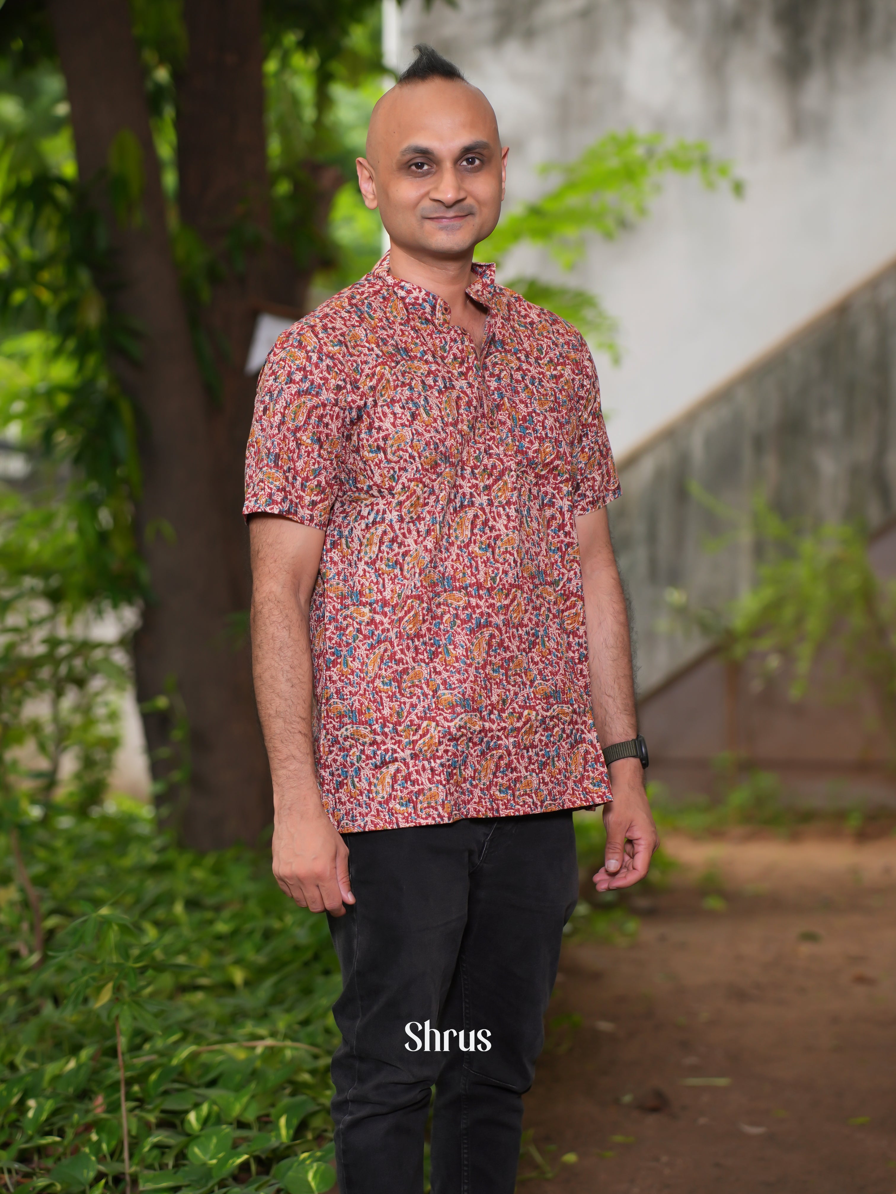 Pink - Readymade Mens Kurta - Shop on ShrusEternity.com