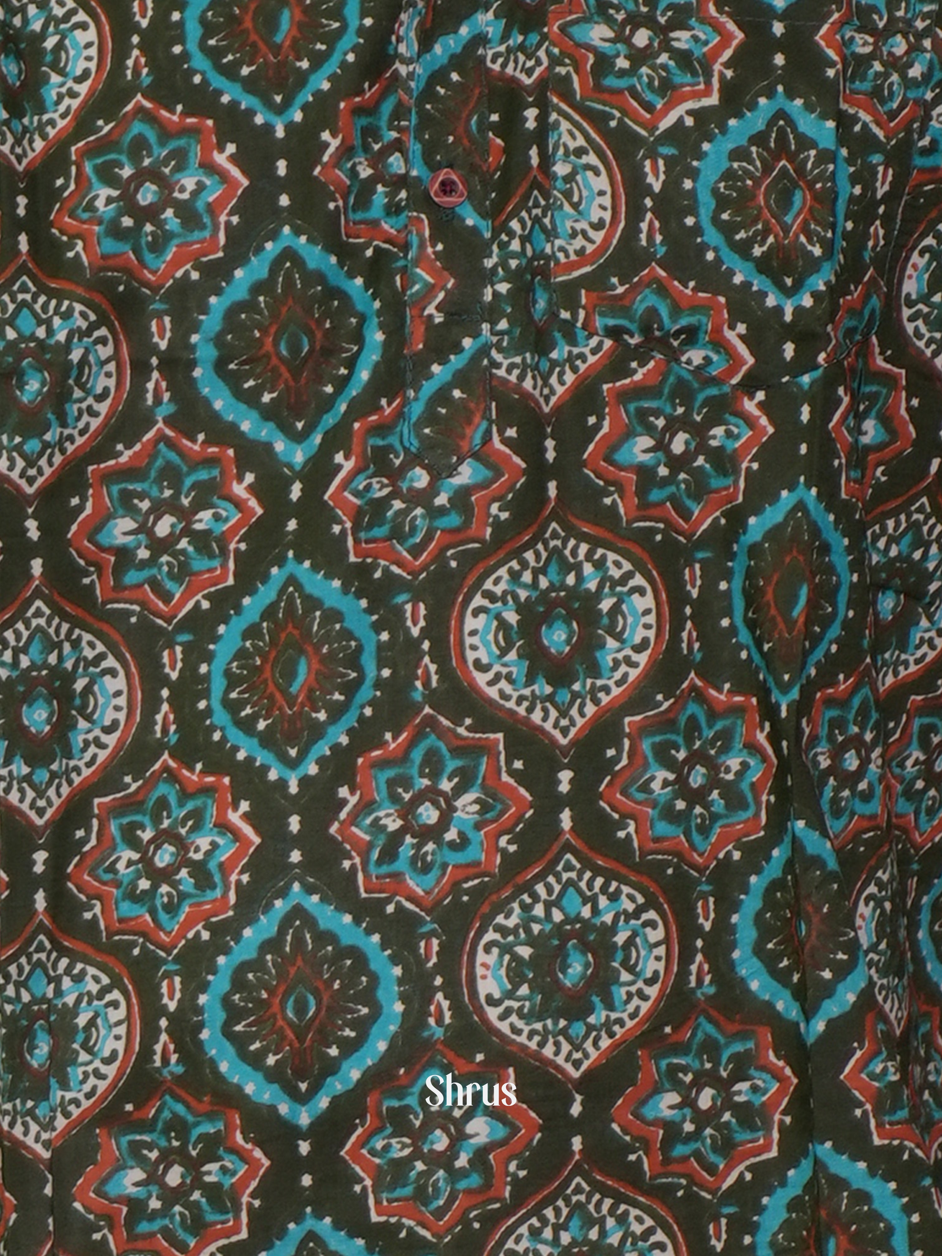 Green - Readymade Mens Kurta - Shop on ShrusEternity.com