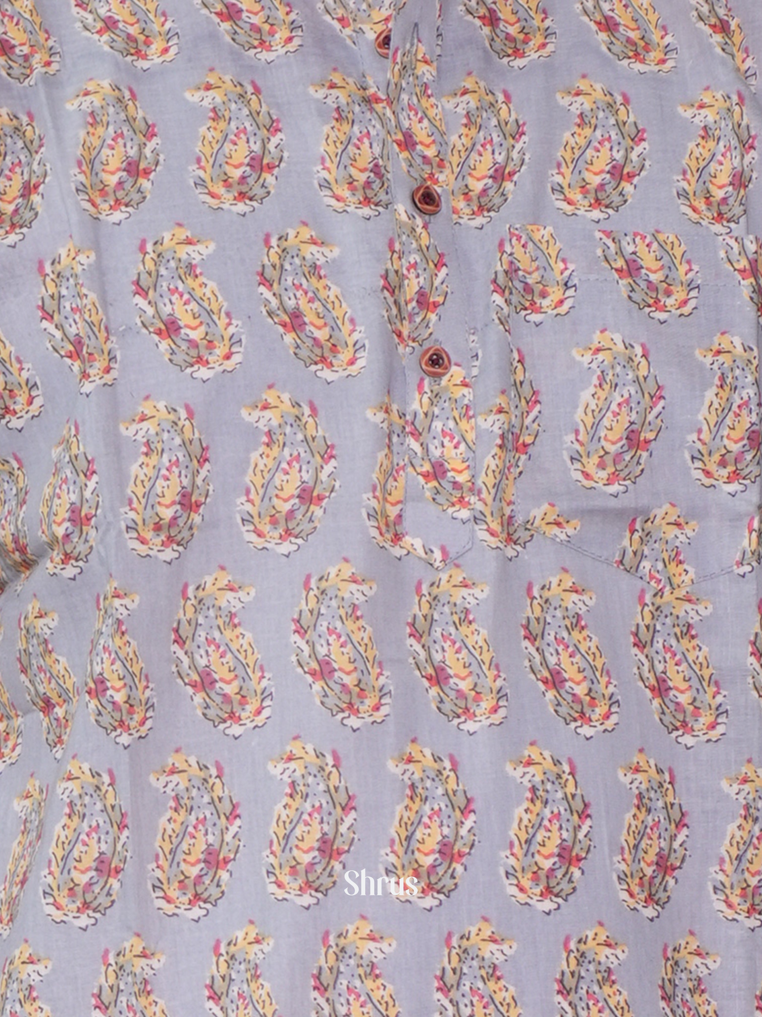 Grey - Readymade Mens Kurta - Shop on ShrusEternity.com