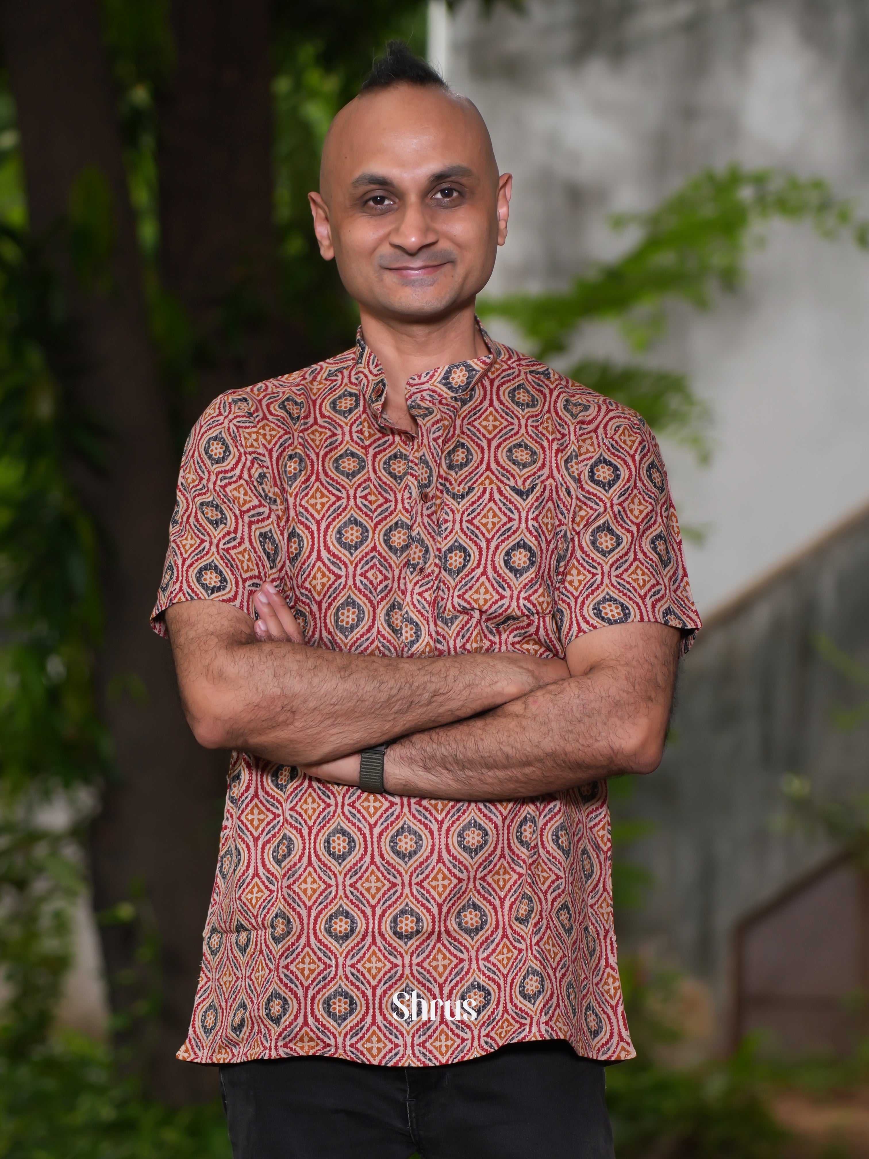 Pink- Readymade mens Kurta - Shop on ShrusEternity.com