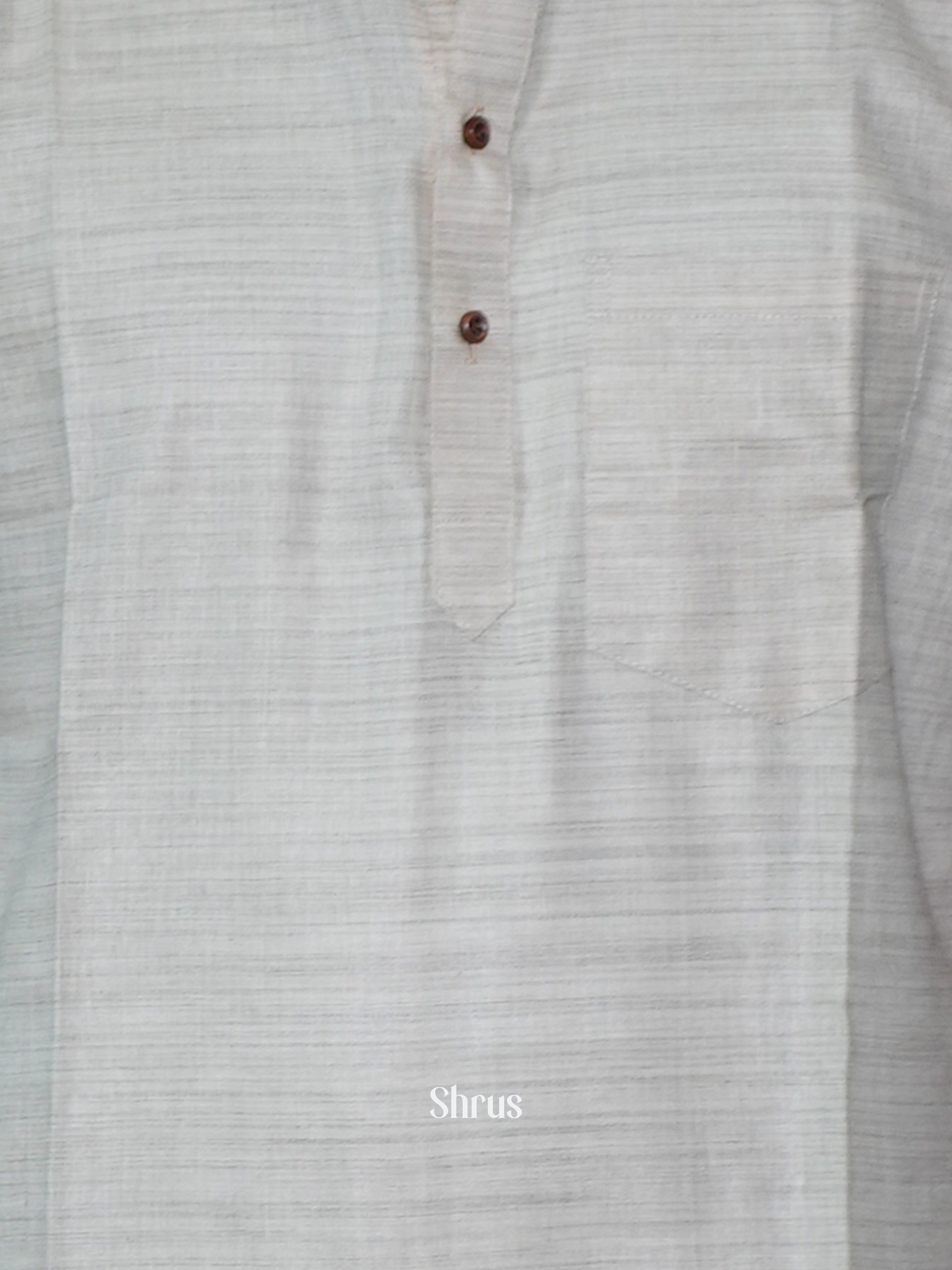 White - Readymade Mens Kurta - Shop on ShrusEternity.com