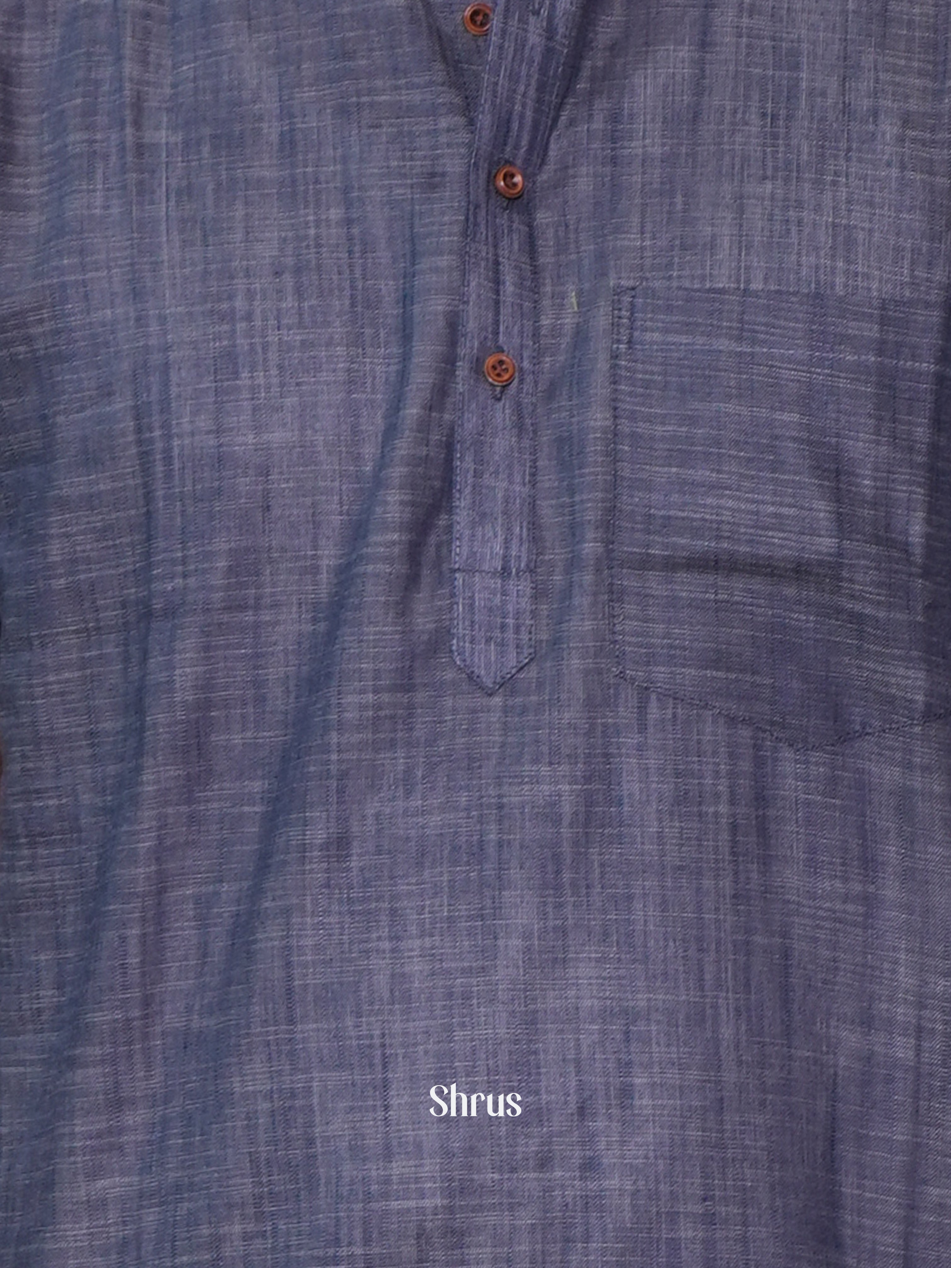 Grey - Readymade Mens Kurta - Shop on ShrusEternity.com