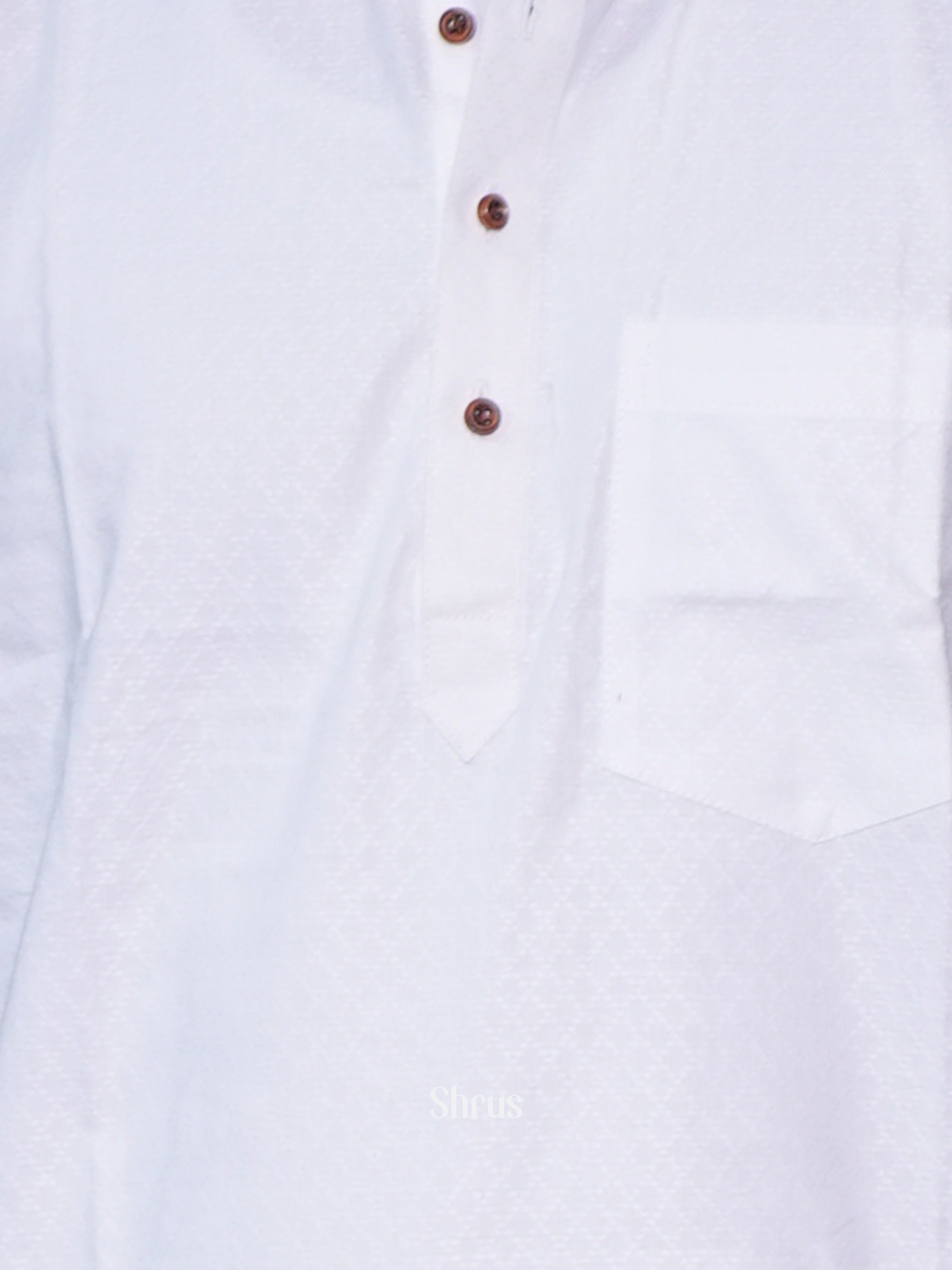White _ Readymade Mens Kurta - Shop on ShrusEternity.com