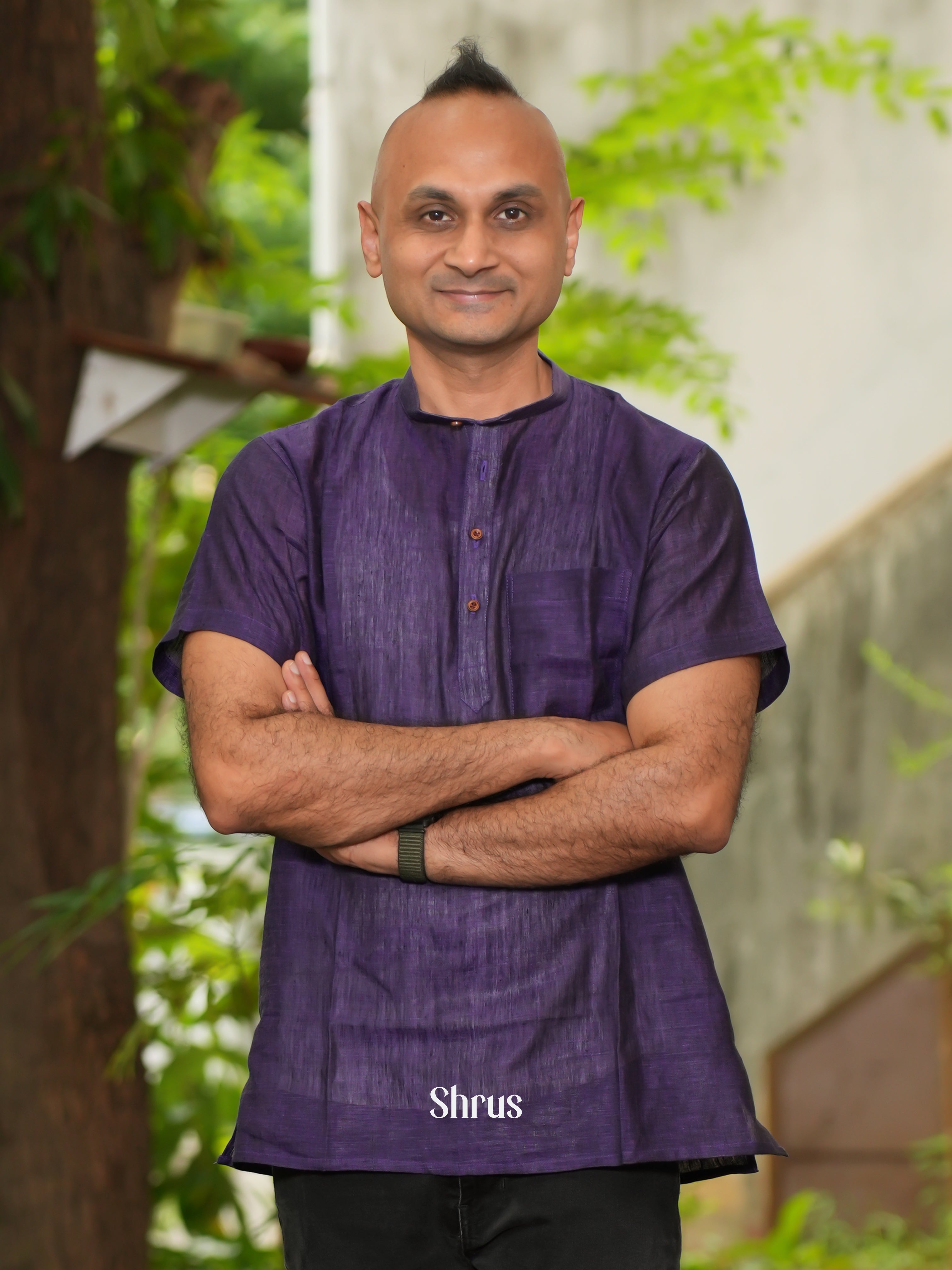 Violet - Readymade Mens Kurta - Shop on ShrusEternity.com