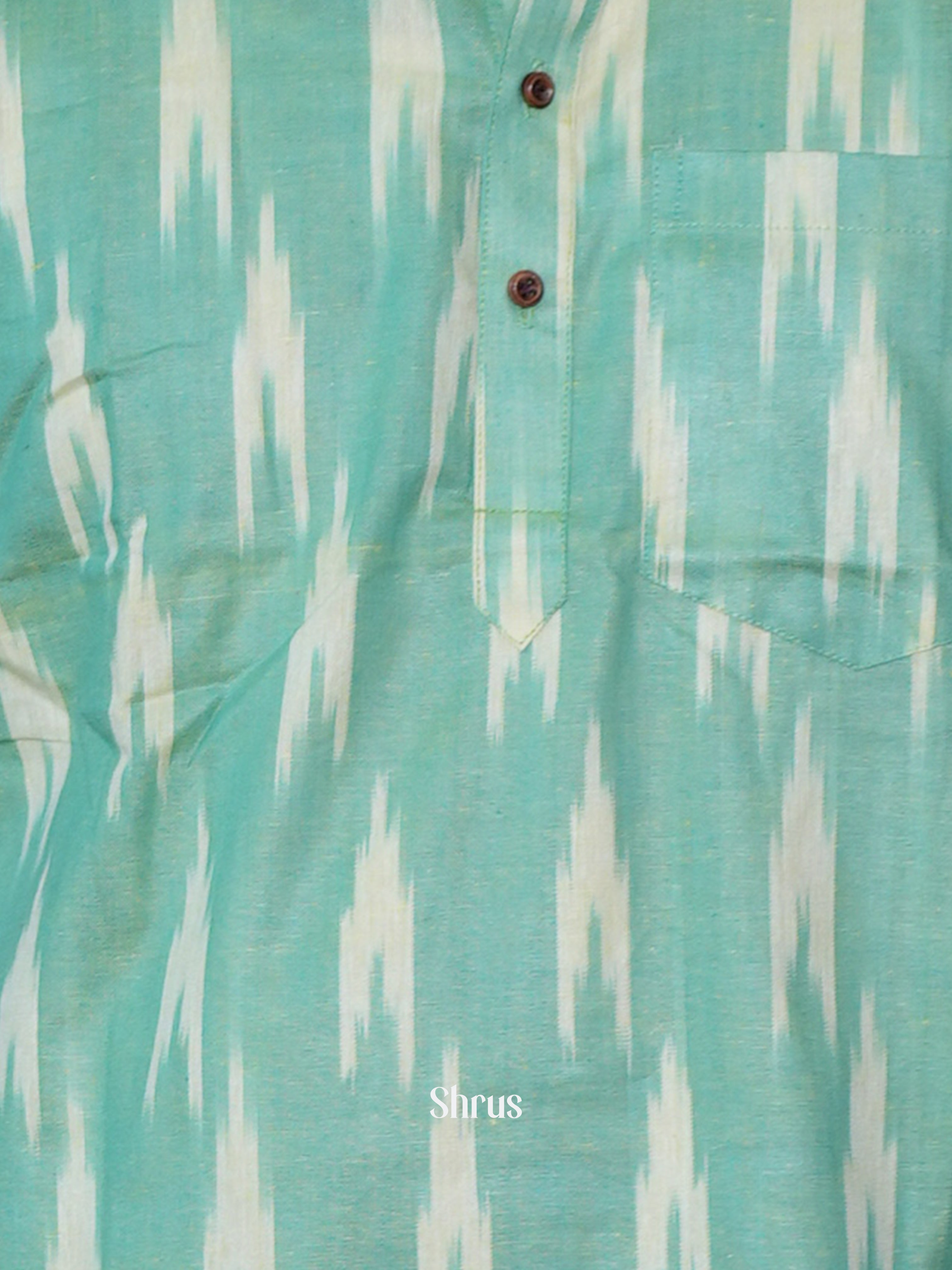 Green - Readymade mens Kurta - Shop on ShrusEternity.com