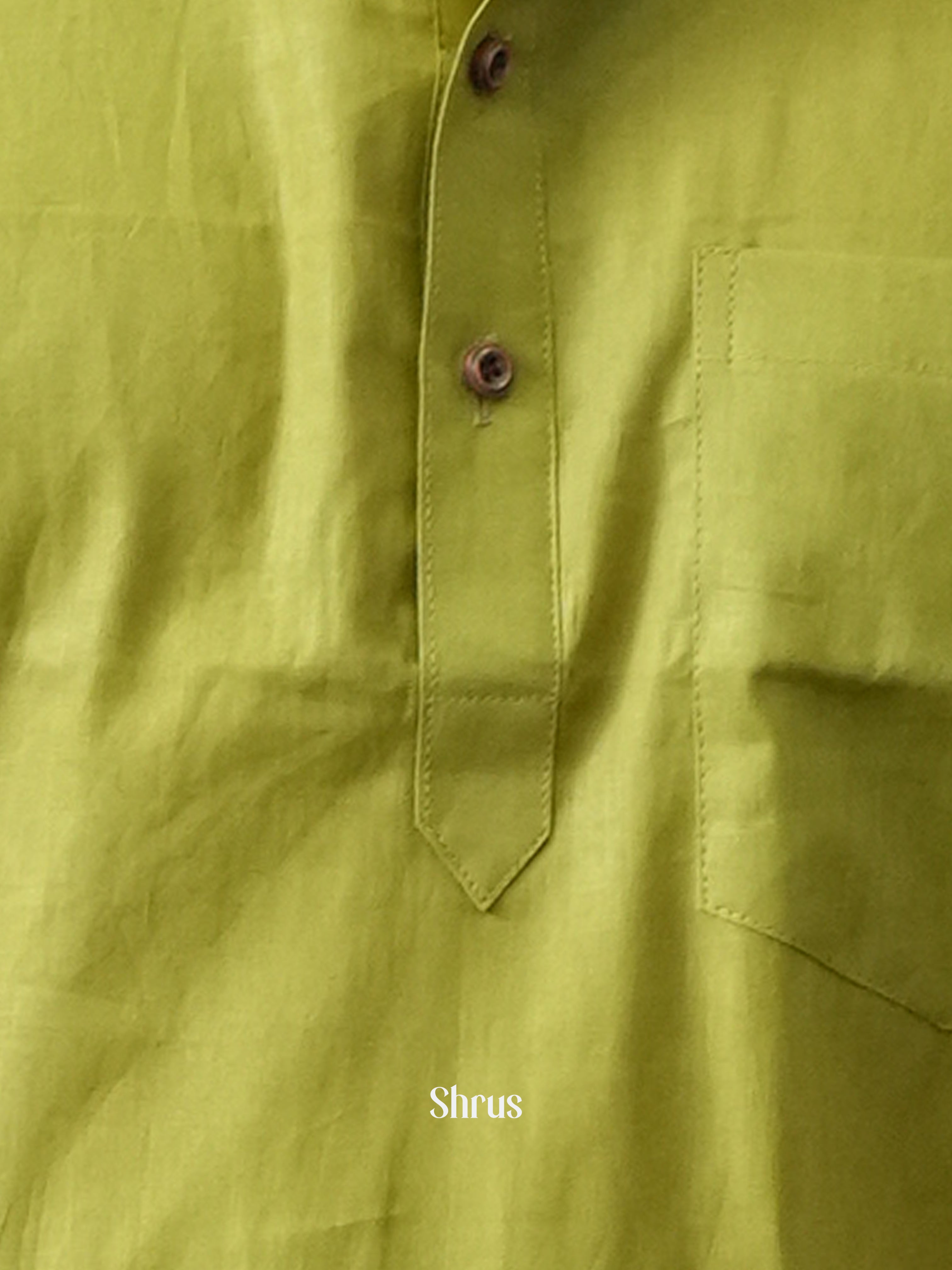 Green - Readymade Mens Kurta - Shop on ShrusEternity.com