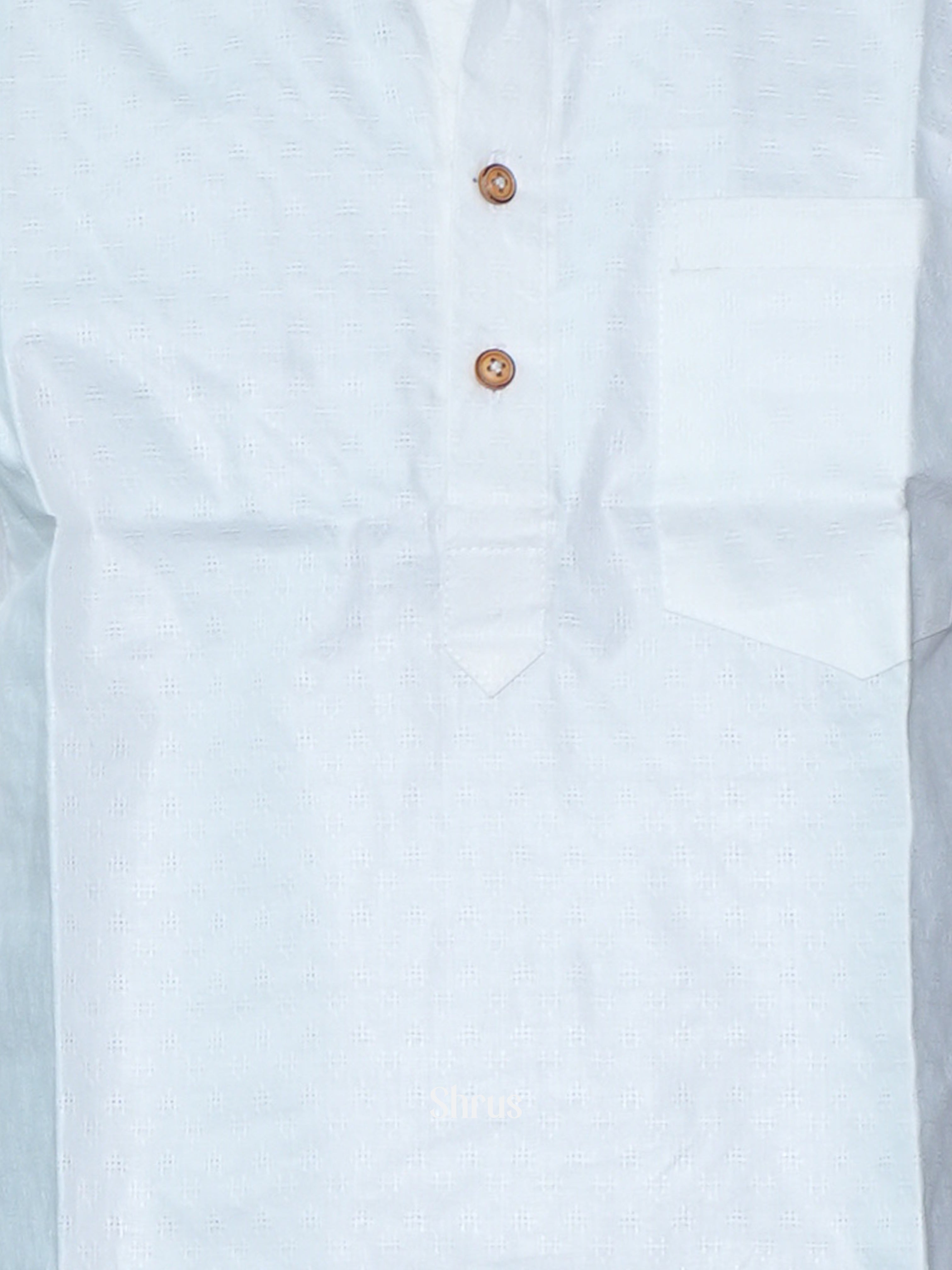 White - Readymade Mens Kurta - Shop on ShrusEternity.com