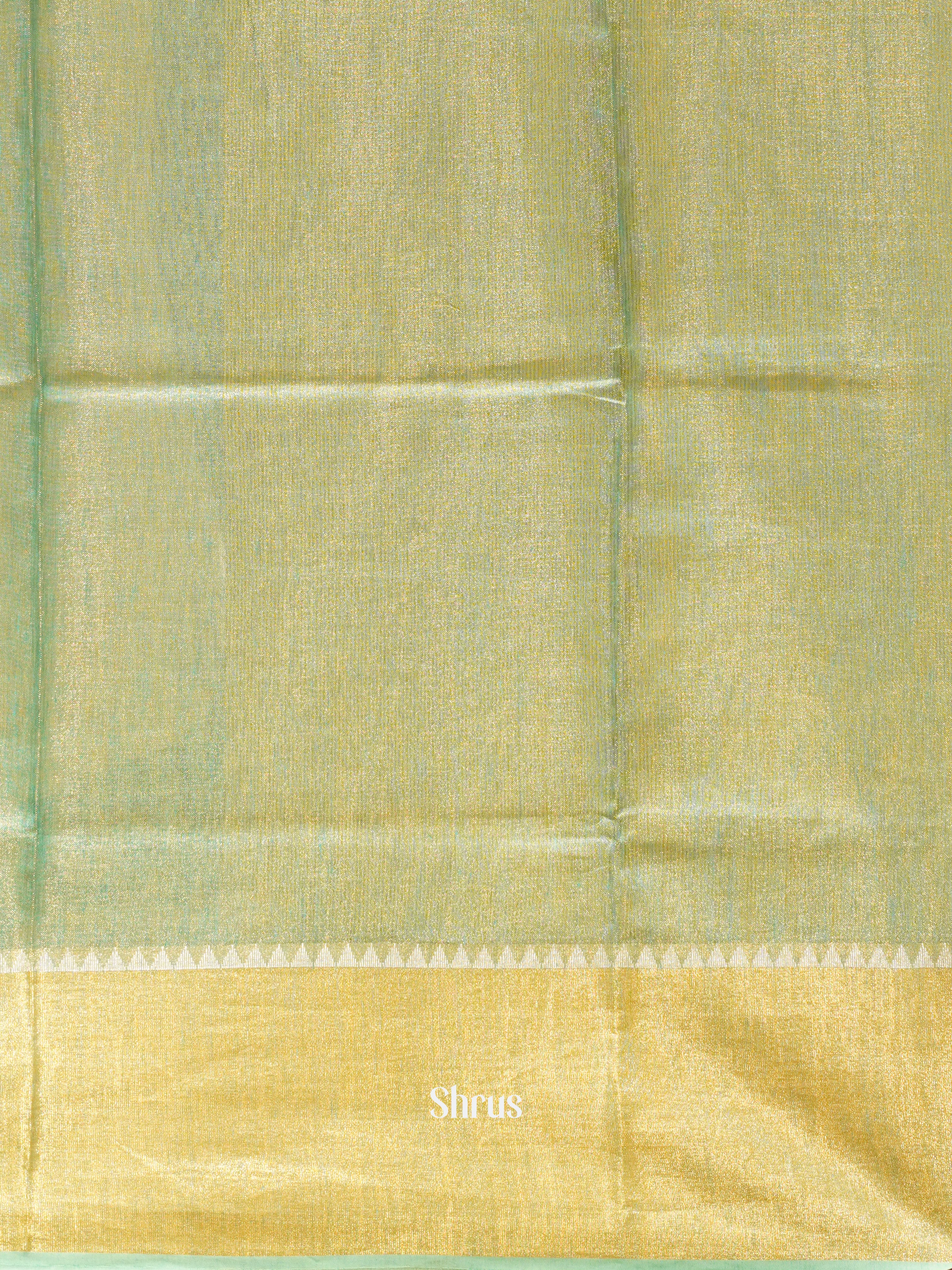 Green(Single Tone)- Linen Saree Saree - Shop on ShrusEternity.com