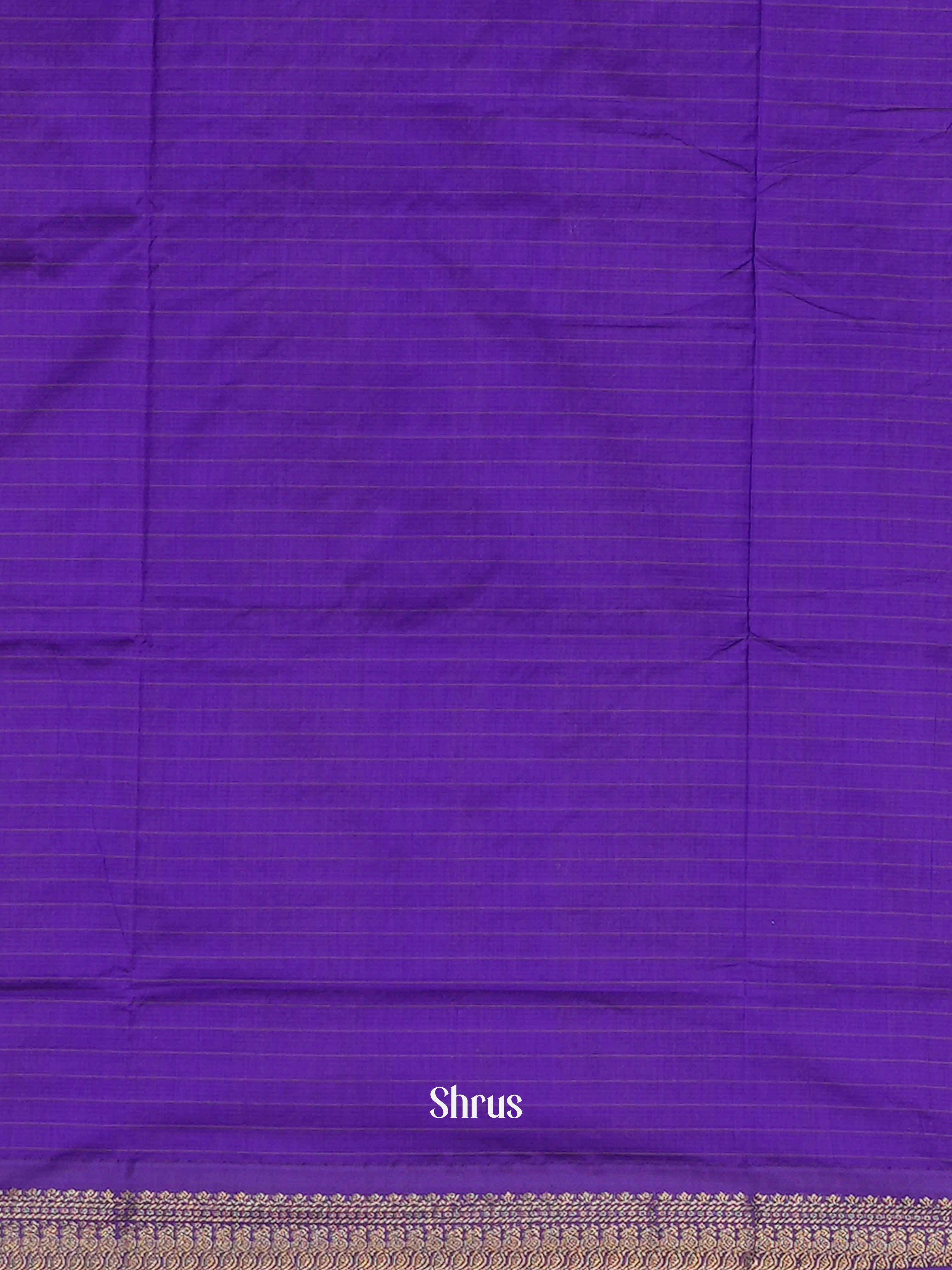 Maroon & Purple - Kalyani Cotton Saree - Shop on ShrusEternity.com