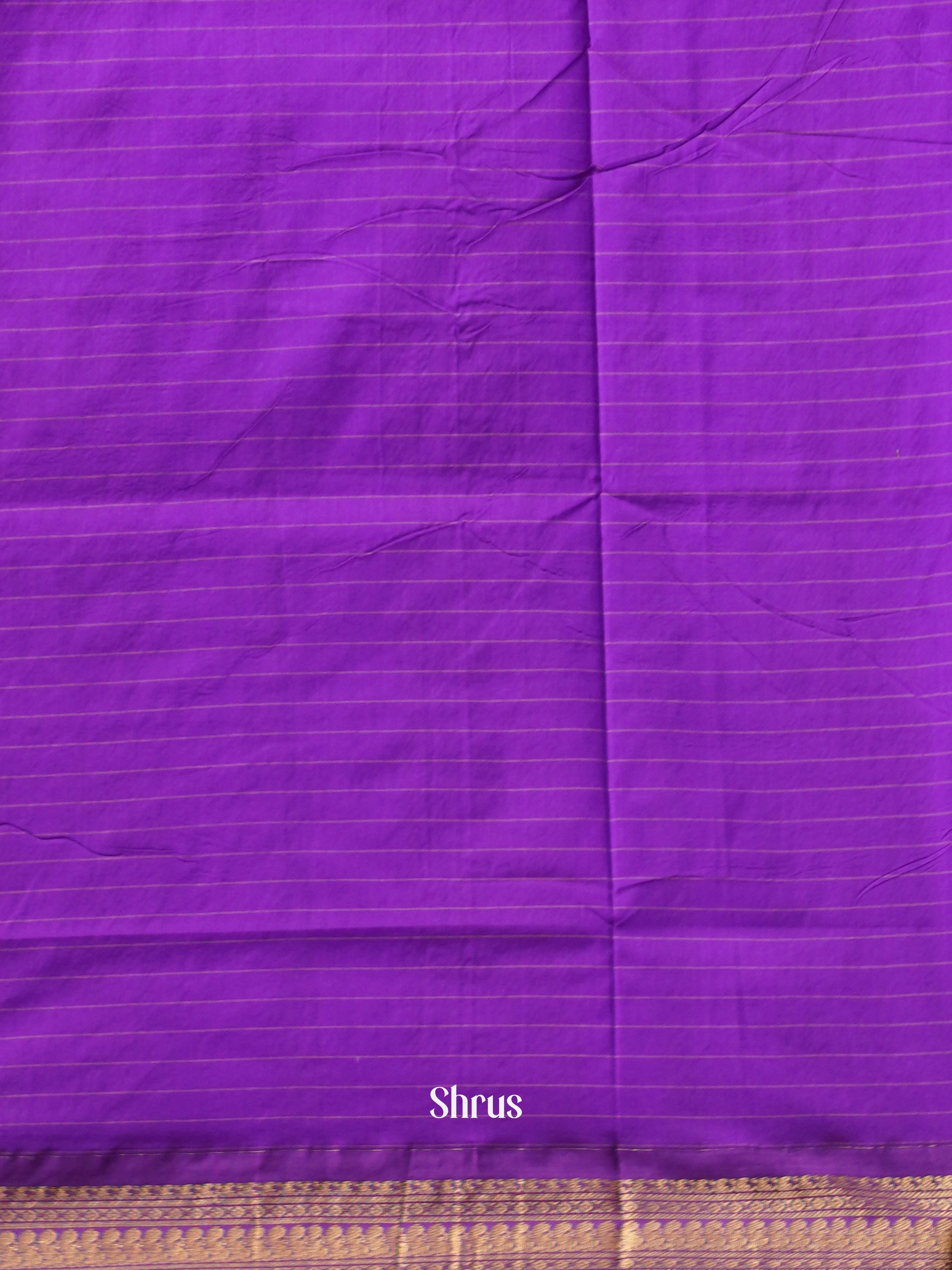 Pink & Purple - Kalyani Cotton Saree - Shop on ShrusEternity.com