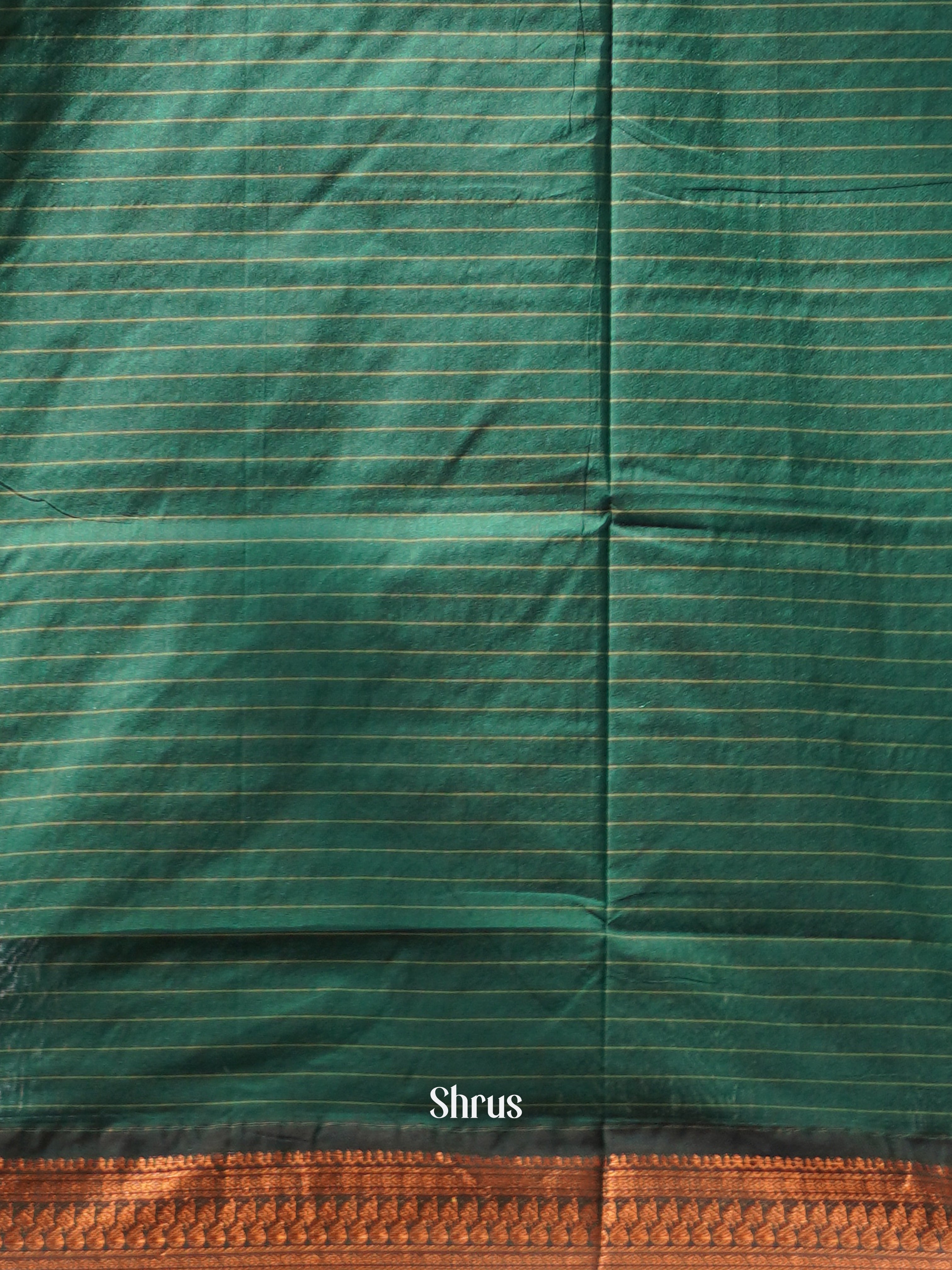 Pink & Green - Kalyani Cotton Saree - Shop on ShrusEternity.com