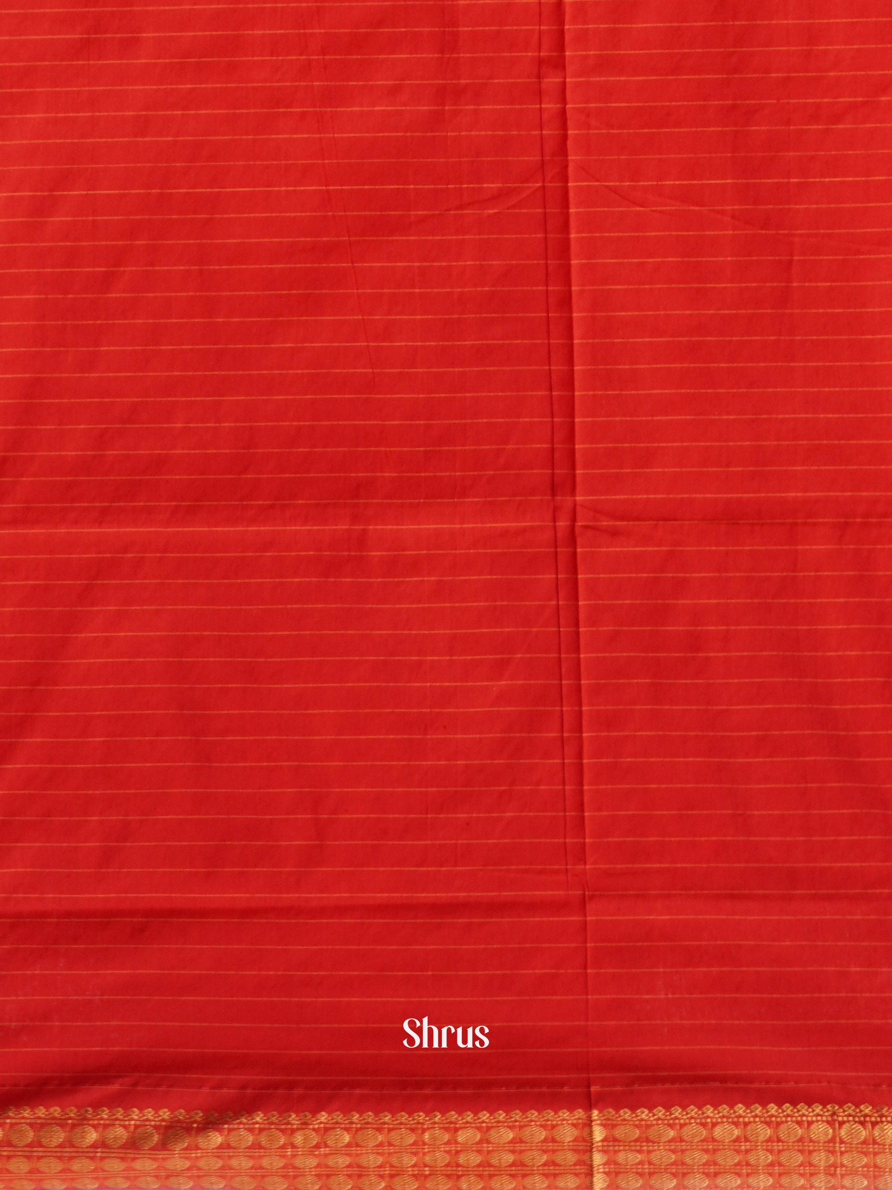 Purple & Red - Kalyani Cotton Saree - Shop on ShrusEternity.com