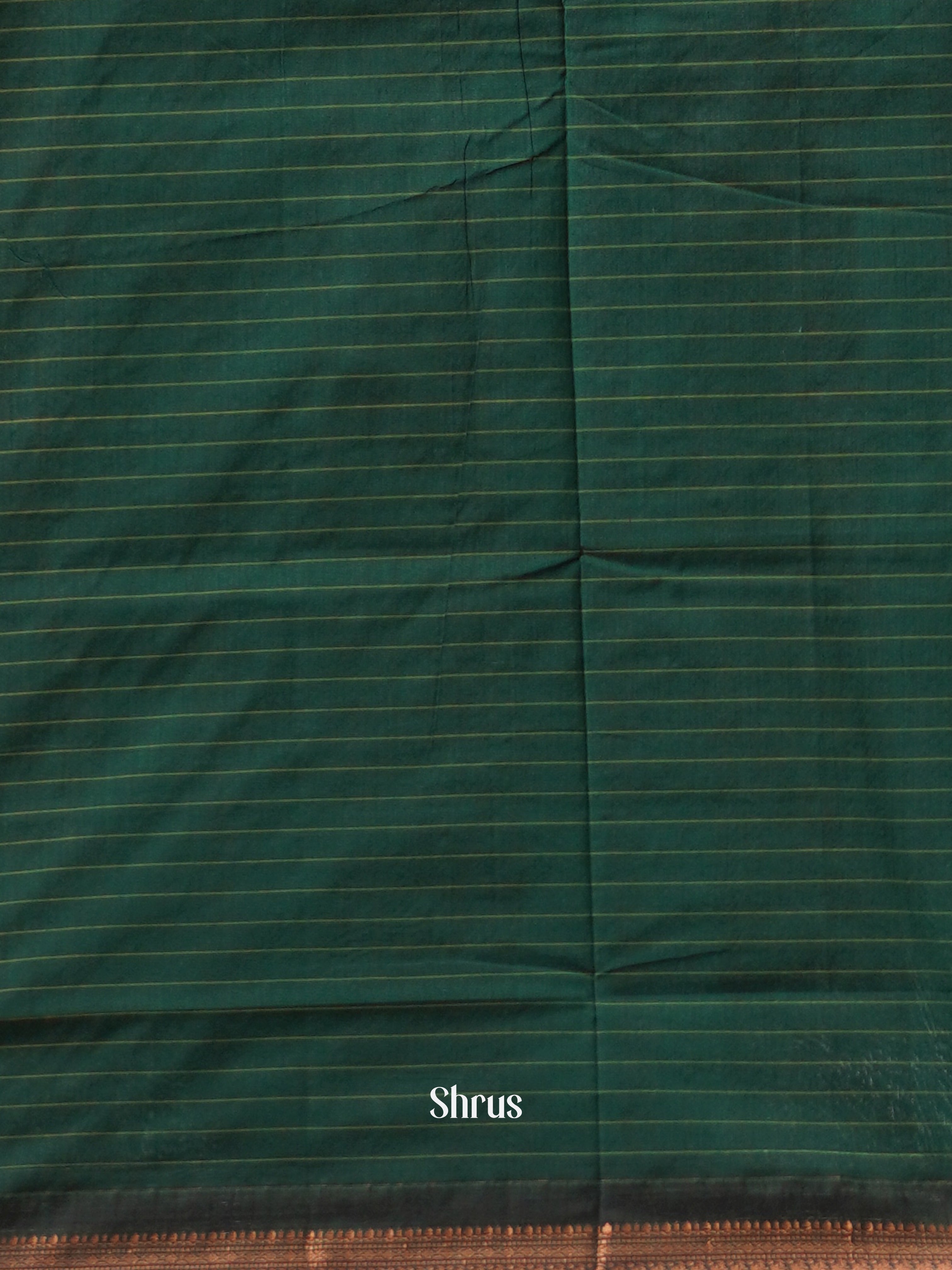 Elachi Green & Green - Kalyani Cotton Saree - Shop on ShrusEternity.com