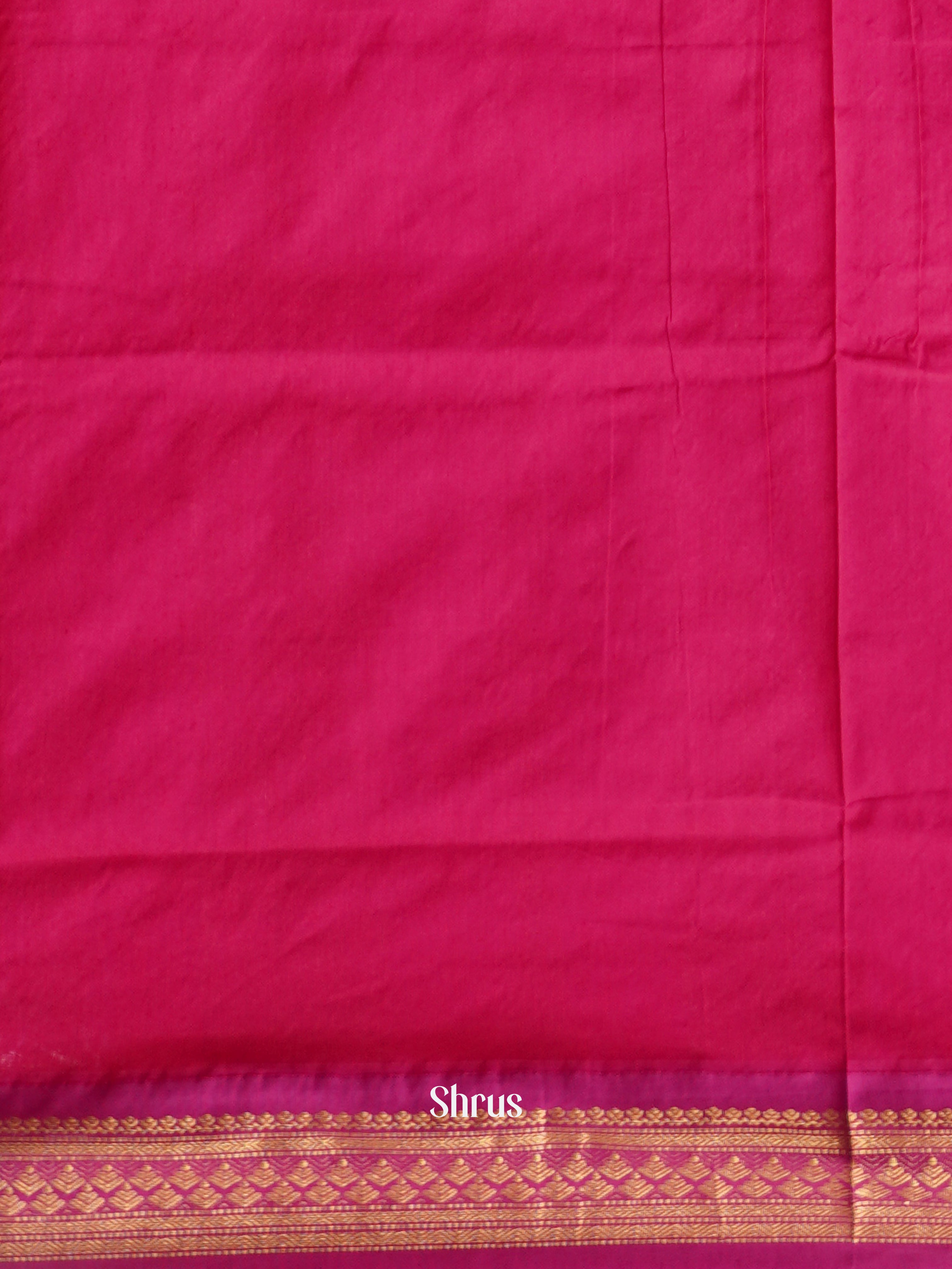 Peach & Pink - Kalyani Cotton Saree - Shop on ShrusEternity.com