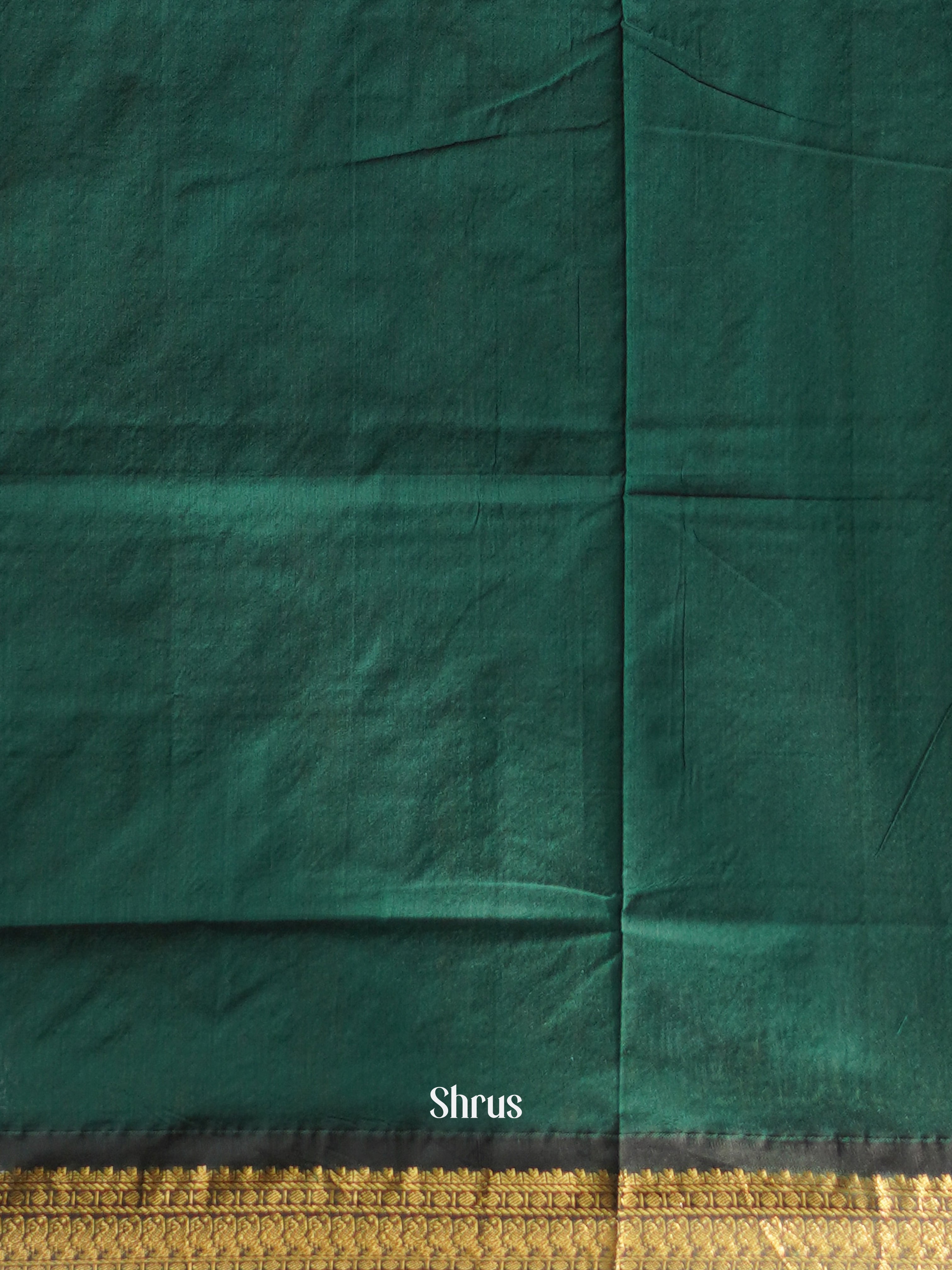 Mustard & Green - Kalyani Cotton Saree - Shop on ShrusEternity.com