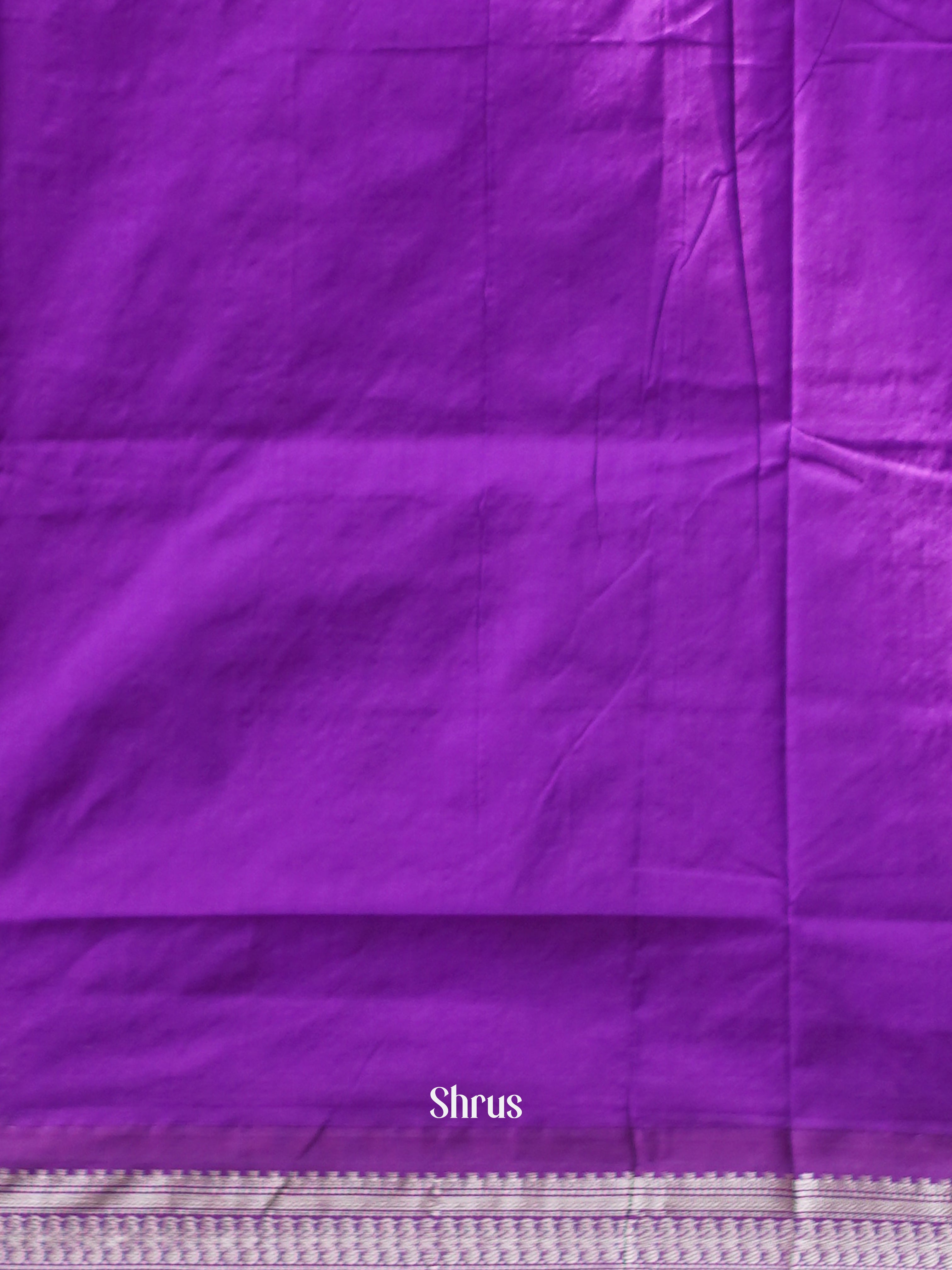 Pink & Purple - Kalyani Cotton Saree - Shop on ShrusEternity.com