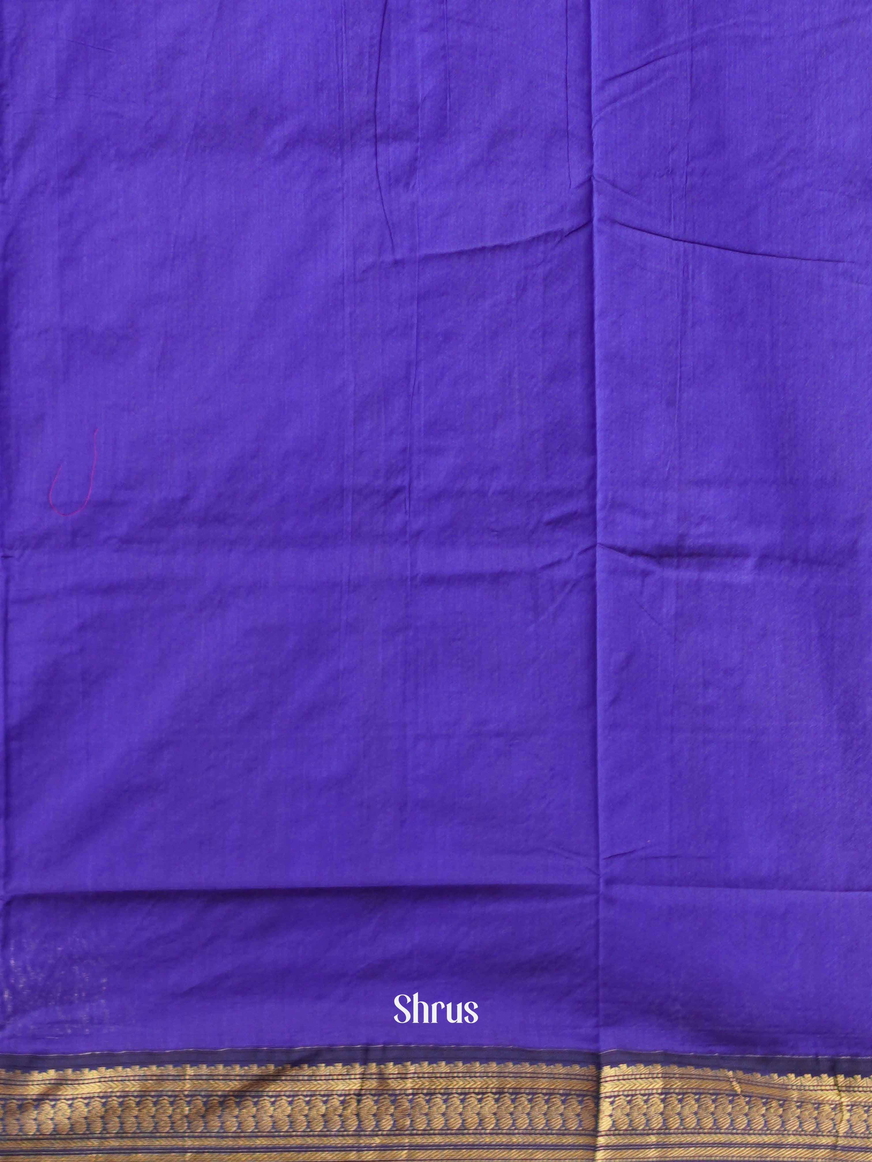 Green & Purple - Kalyani Cotton Saree - Shop on ShrusEternity.com