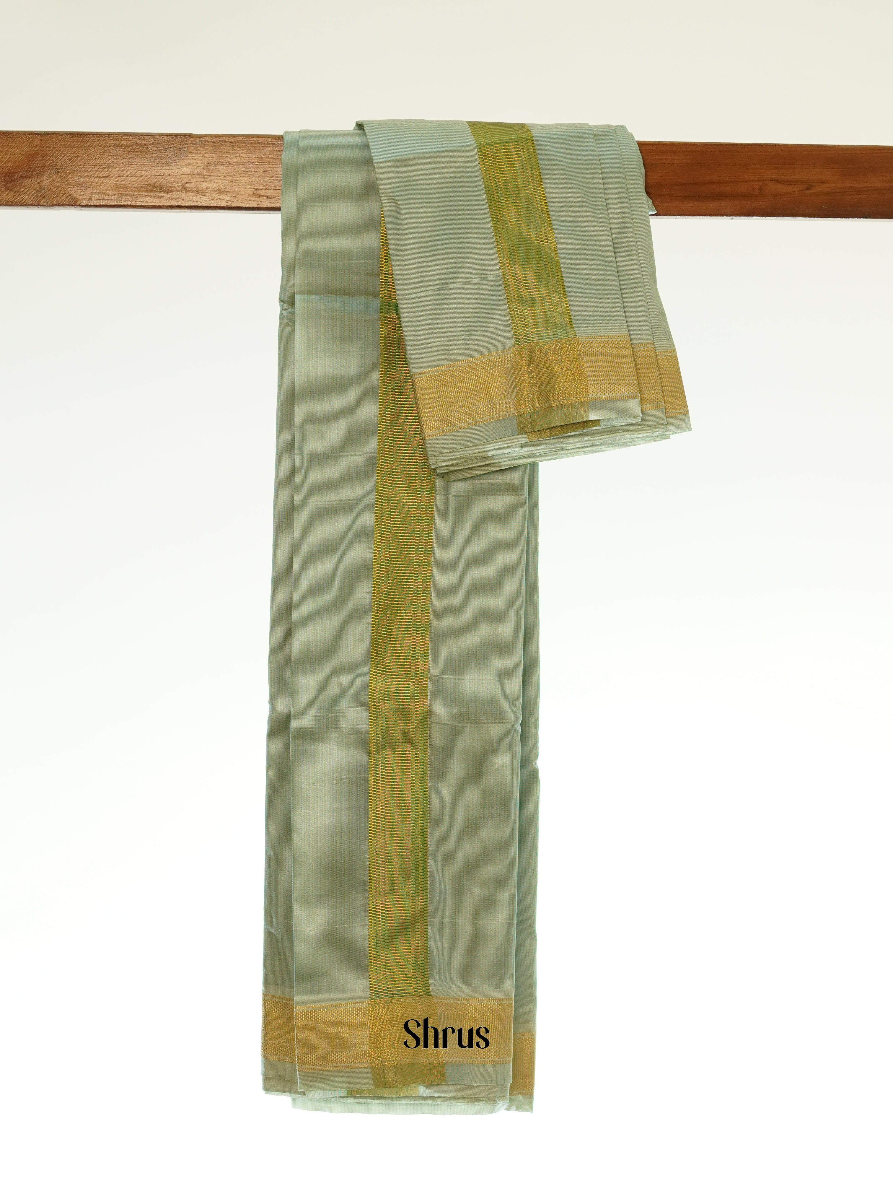 Green - Dhoti - Shop on ShrusEternity.com