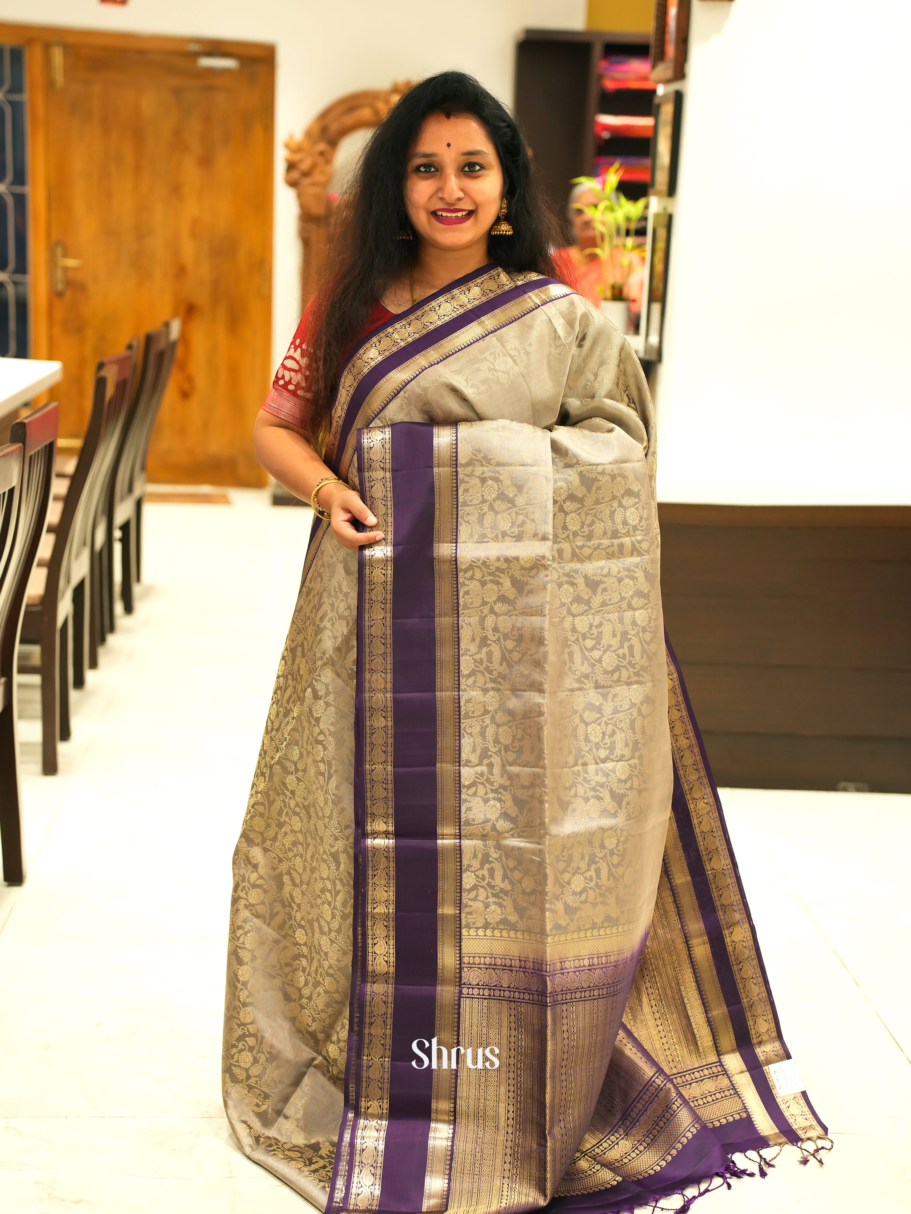 CES16077 - Soft Silk Saree - Shop on ShrusEternity.com