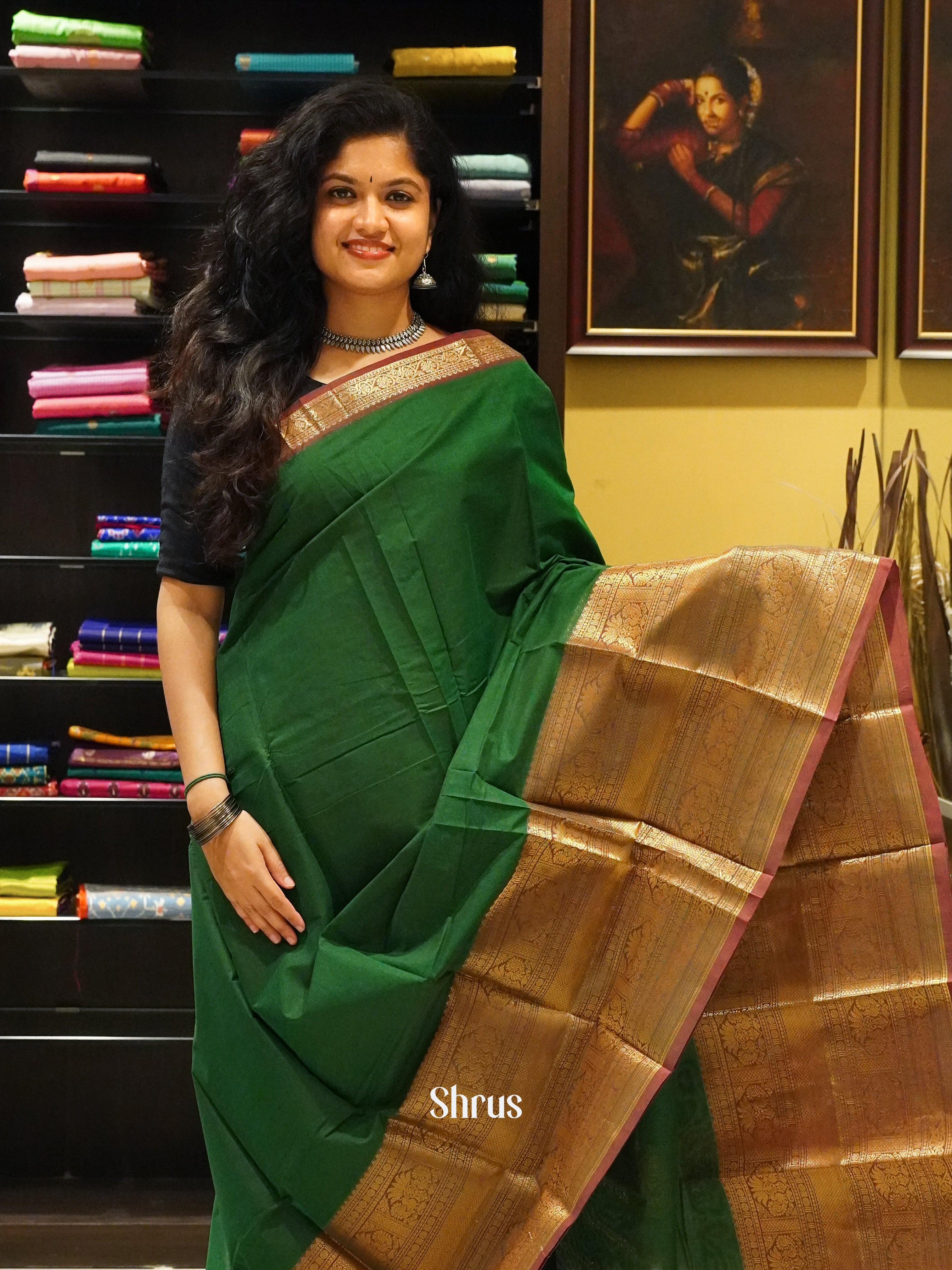 CES17001 - Narayanpet Cotton Saree - Shop on ShrusEternity.com