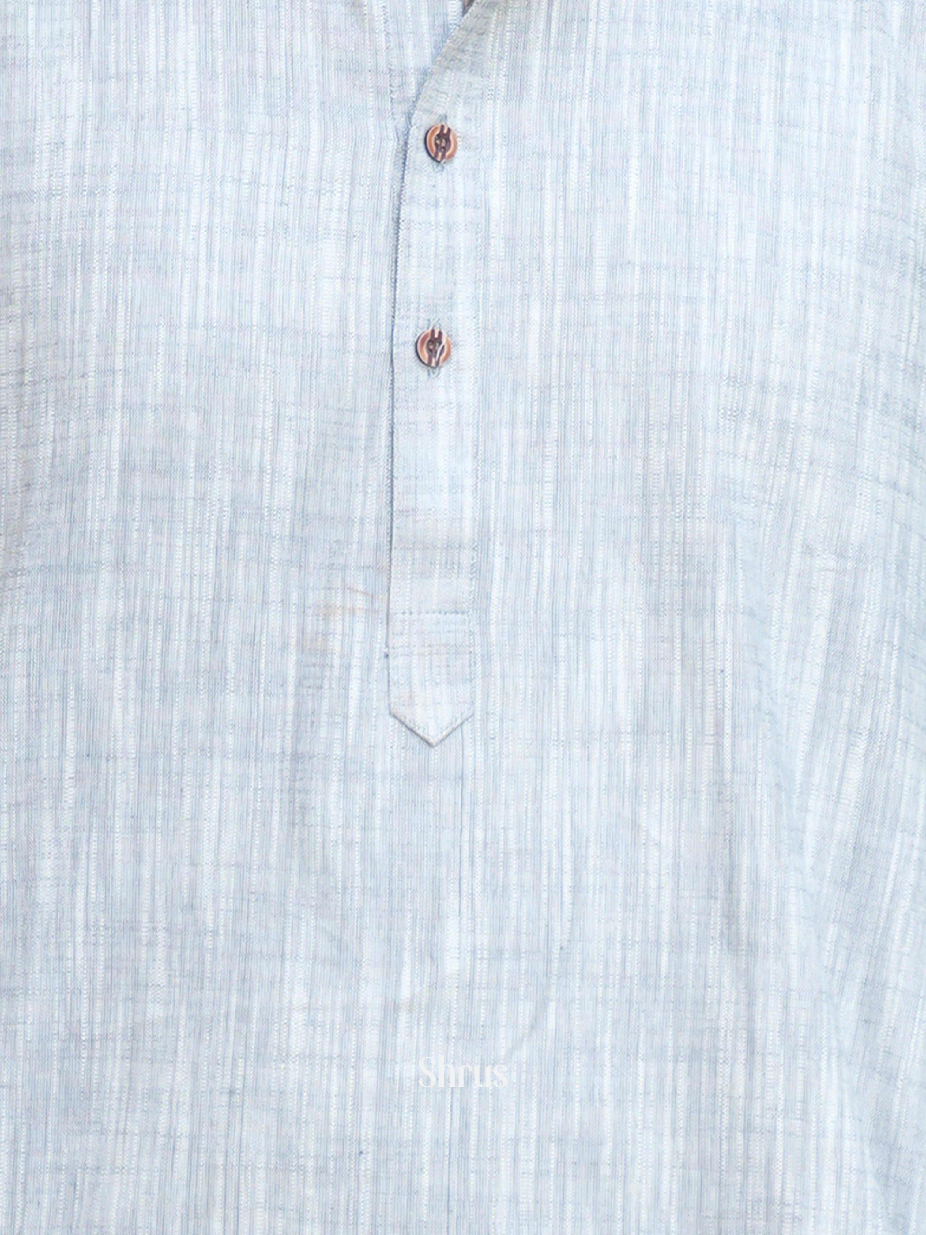 Grey - Readymade Mens Kurta - Shop on ShrusEternity.com