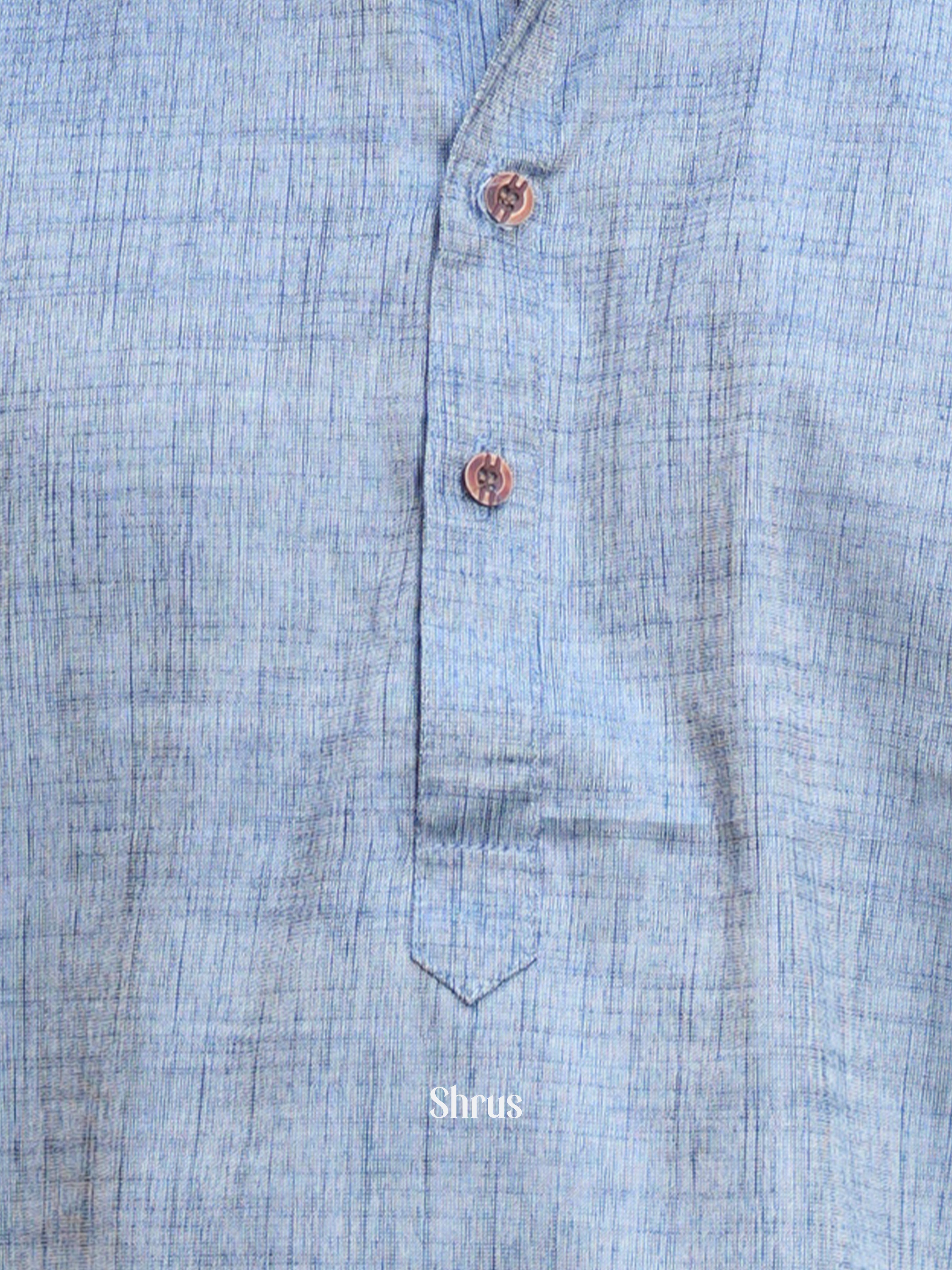 Grey - Readymade Mens Kurta - Shop on ShrusEternity.com