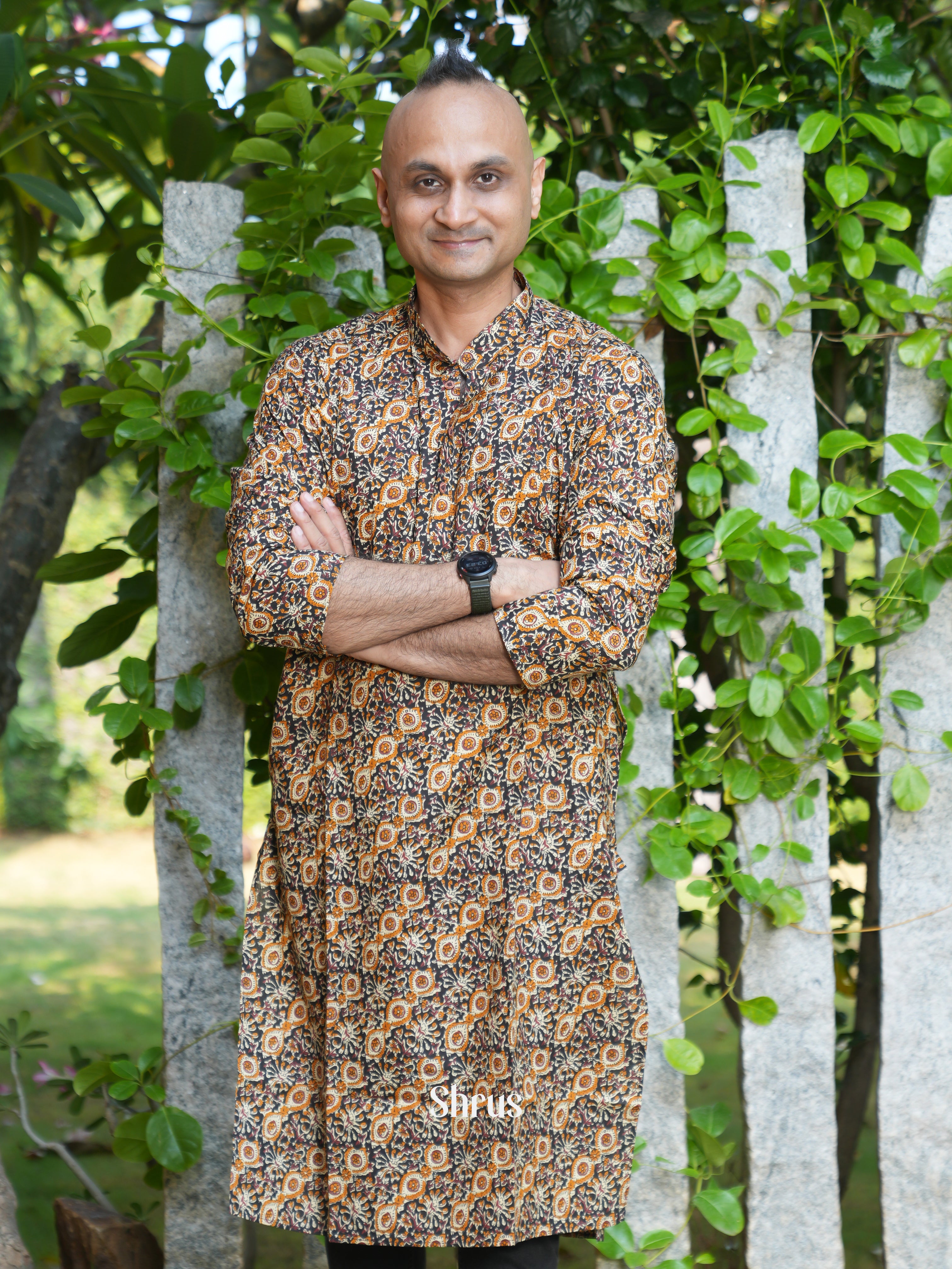 Brown - Readymade Mens Kurat - Shop on ShrusEternity.com