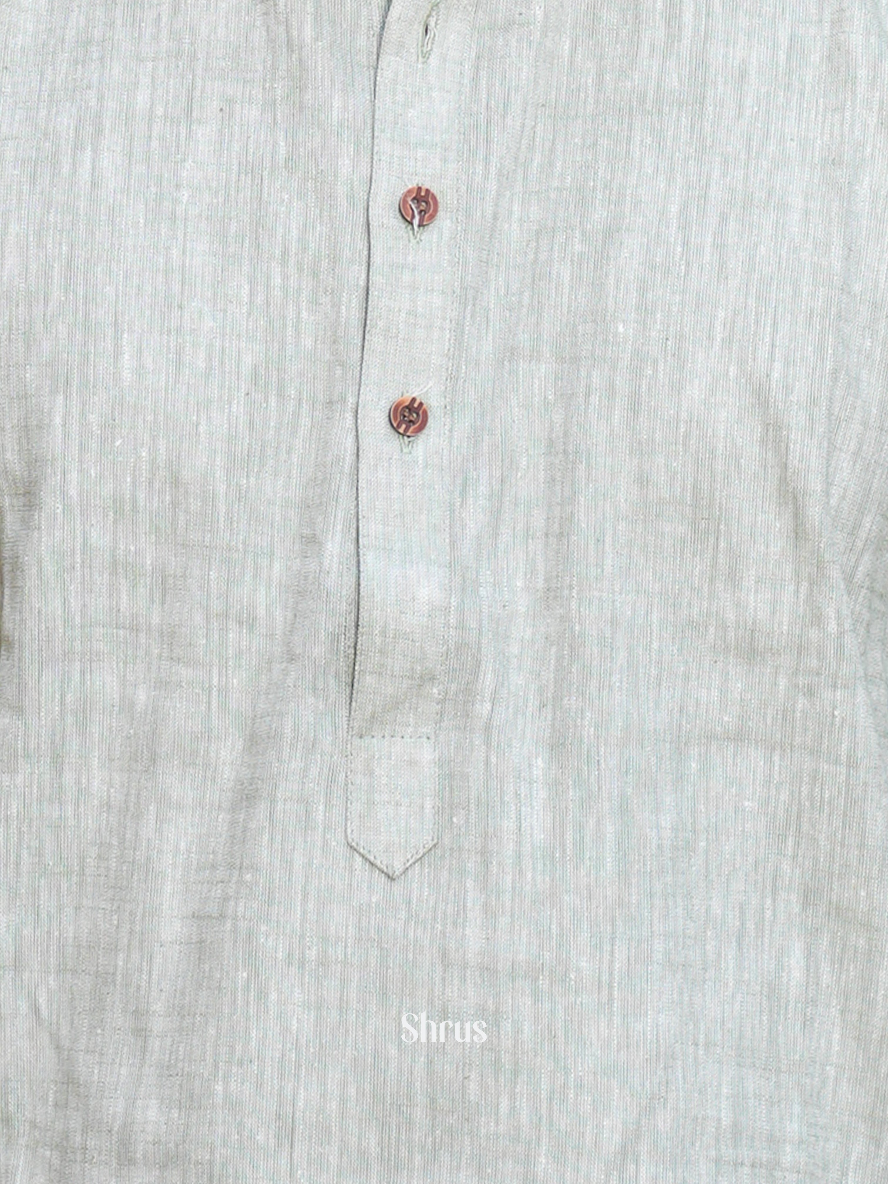 Grey - Readymade Mens Kurta - Shop on ShrusEternity.com