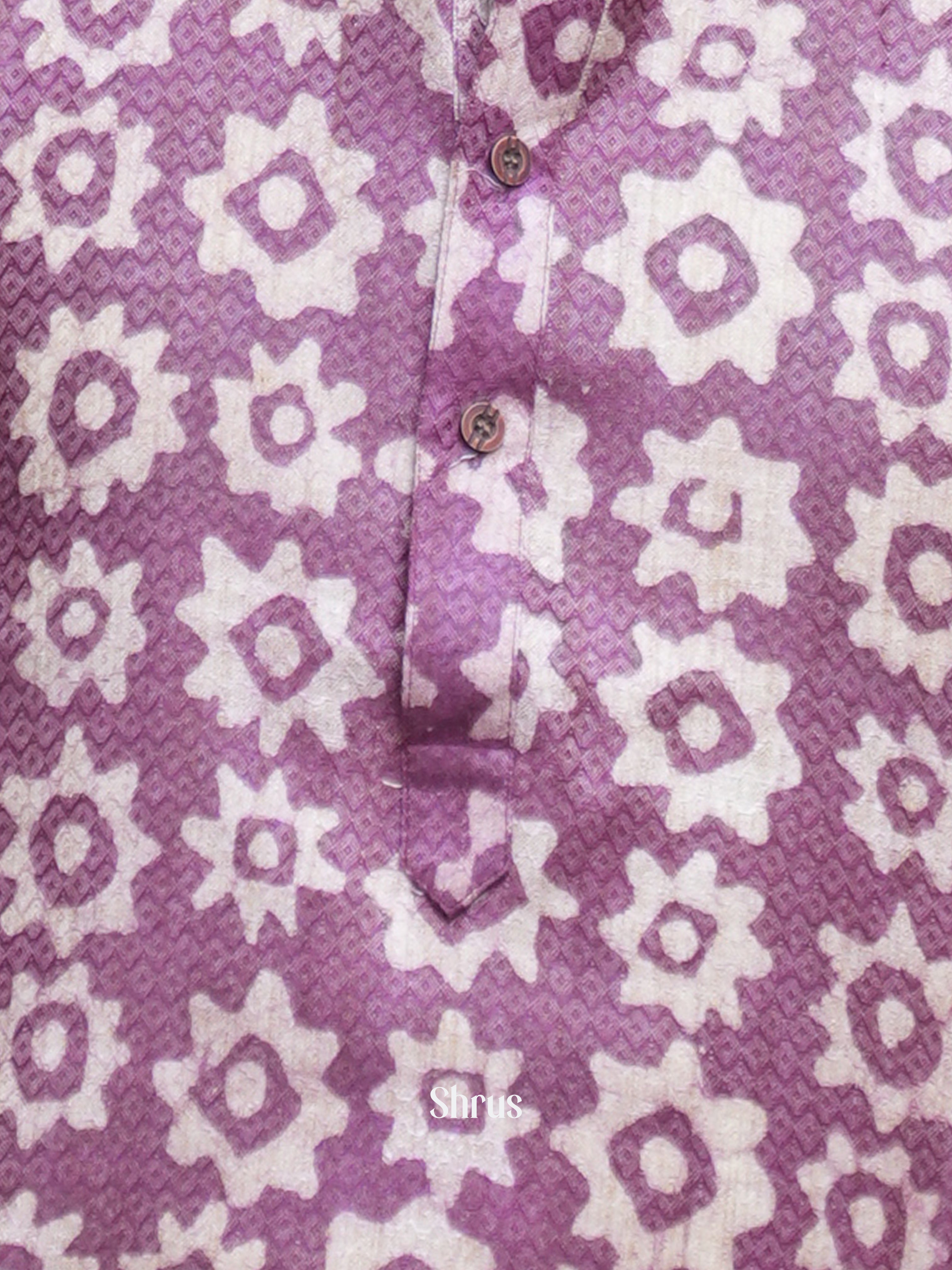 Purple - Readymade Mens Kurta - Shop on ShrusEternity.com