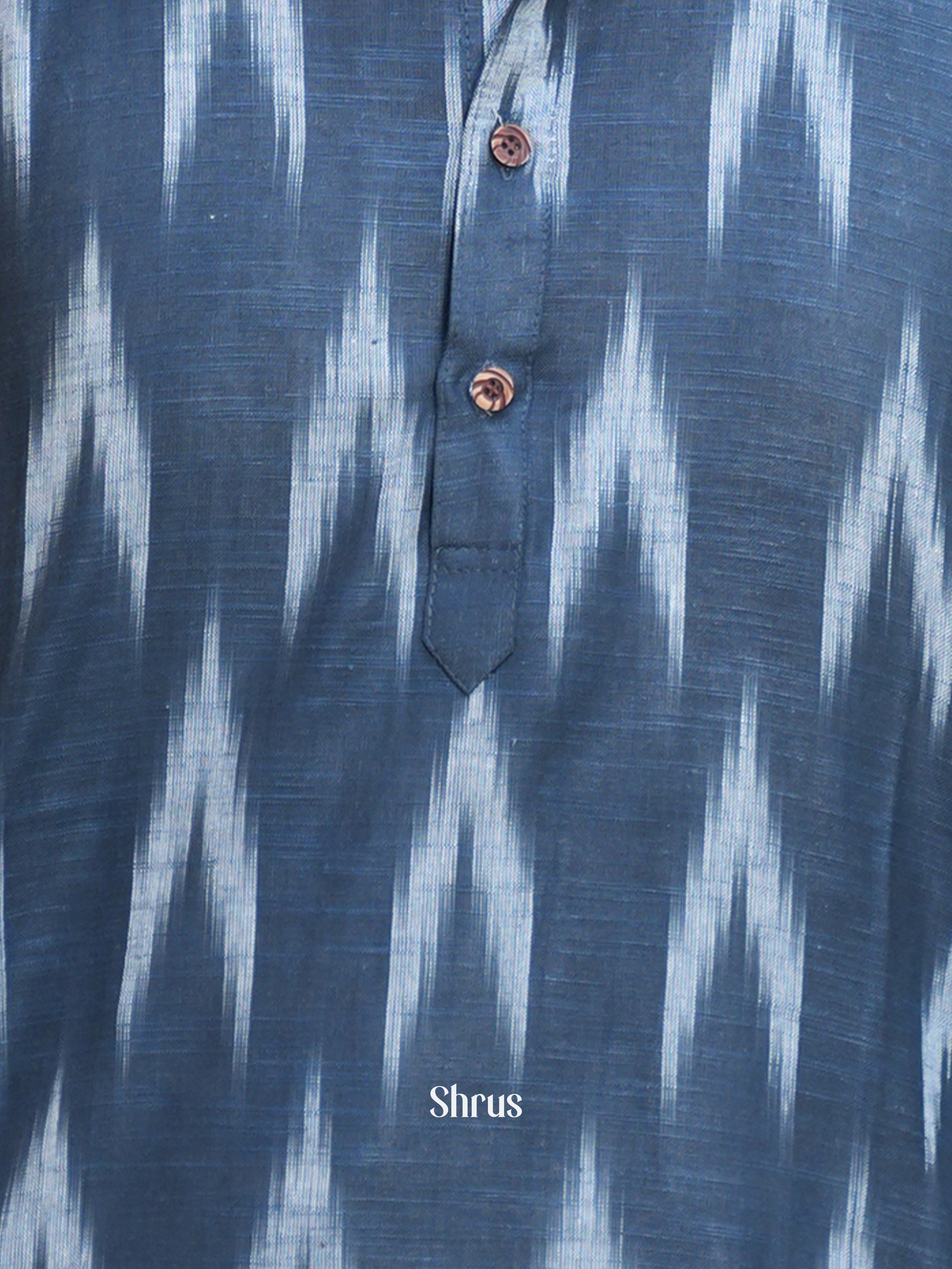 Grey - Readymade Mens Kurta - Shop on ShrusEternity.com