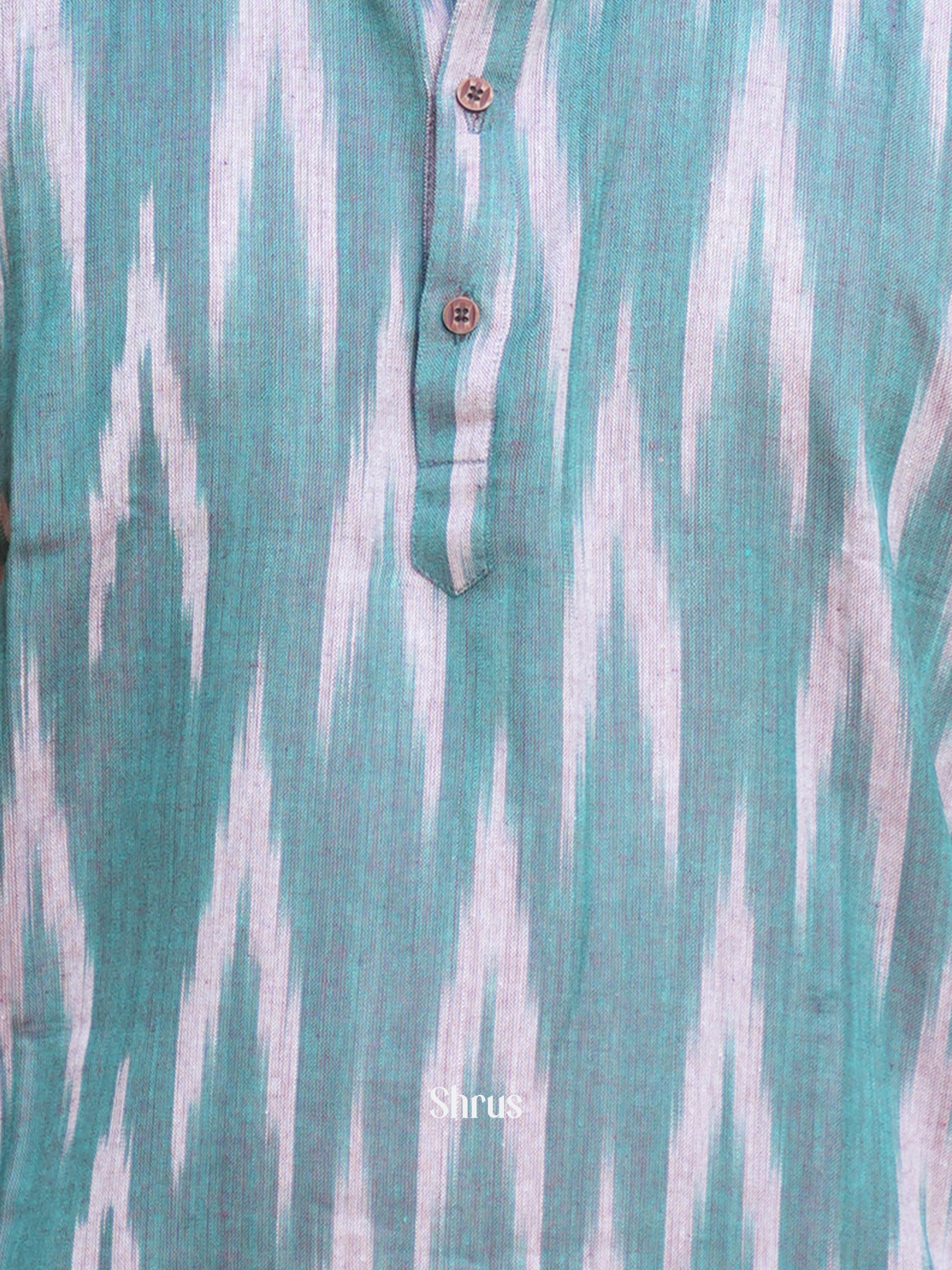 Green & Pink- Readymade Mens Kurta - Shop on ShrusEternity.com