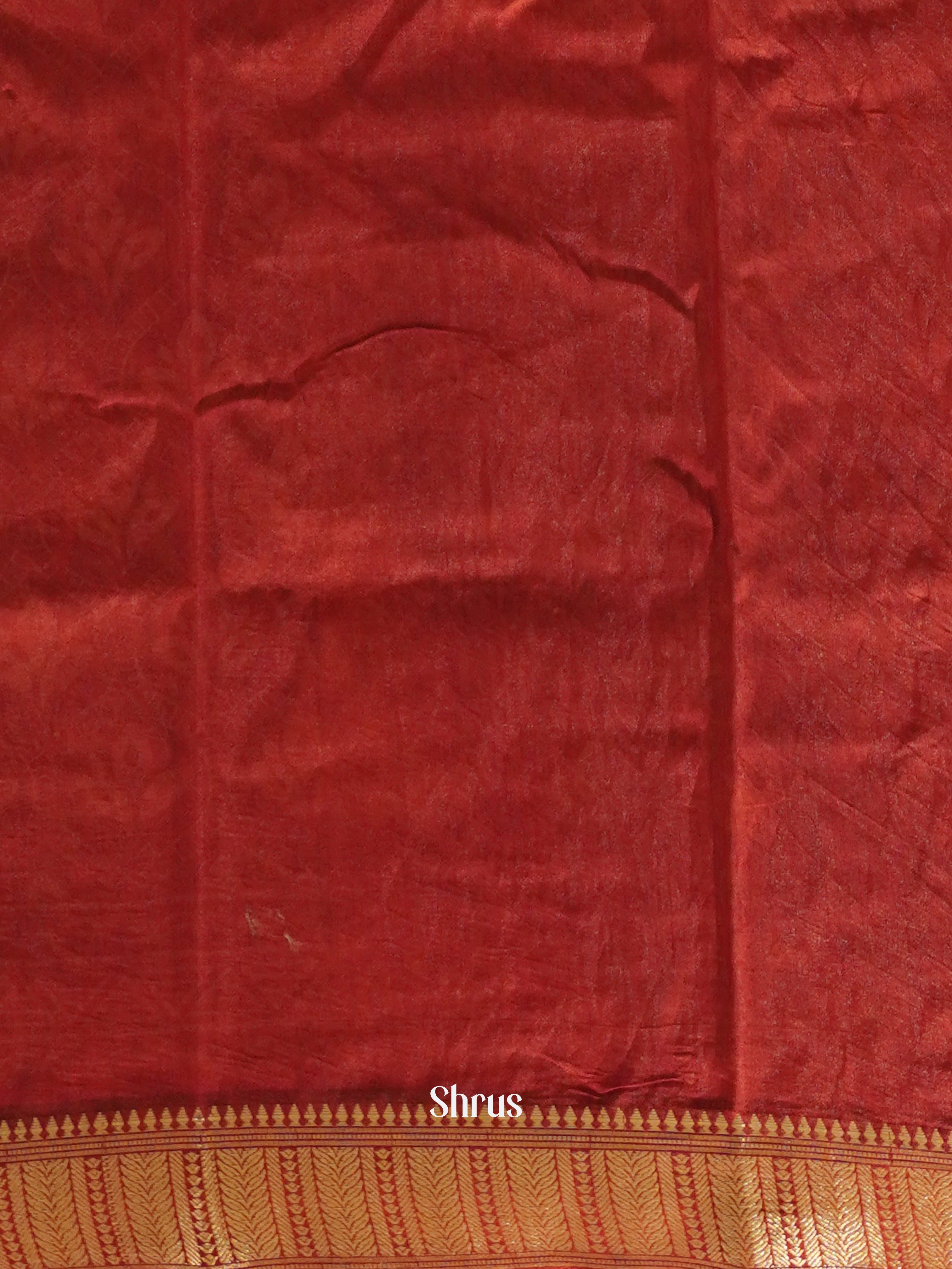 Black & Red - Art Modal Saree - Shop on ShrusEternity.com