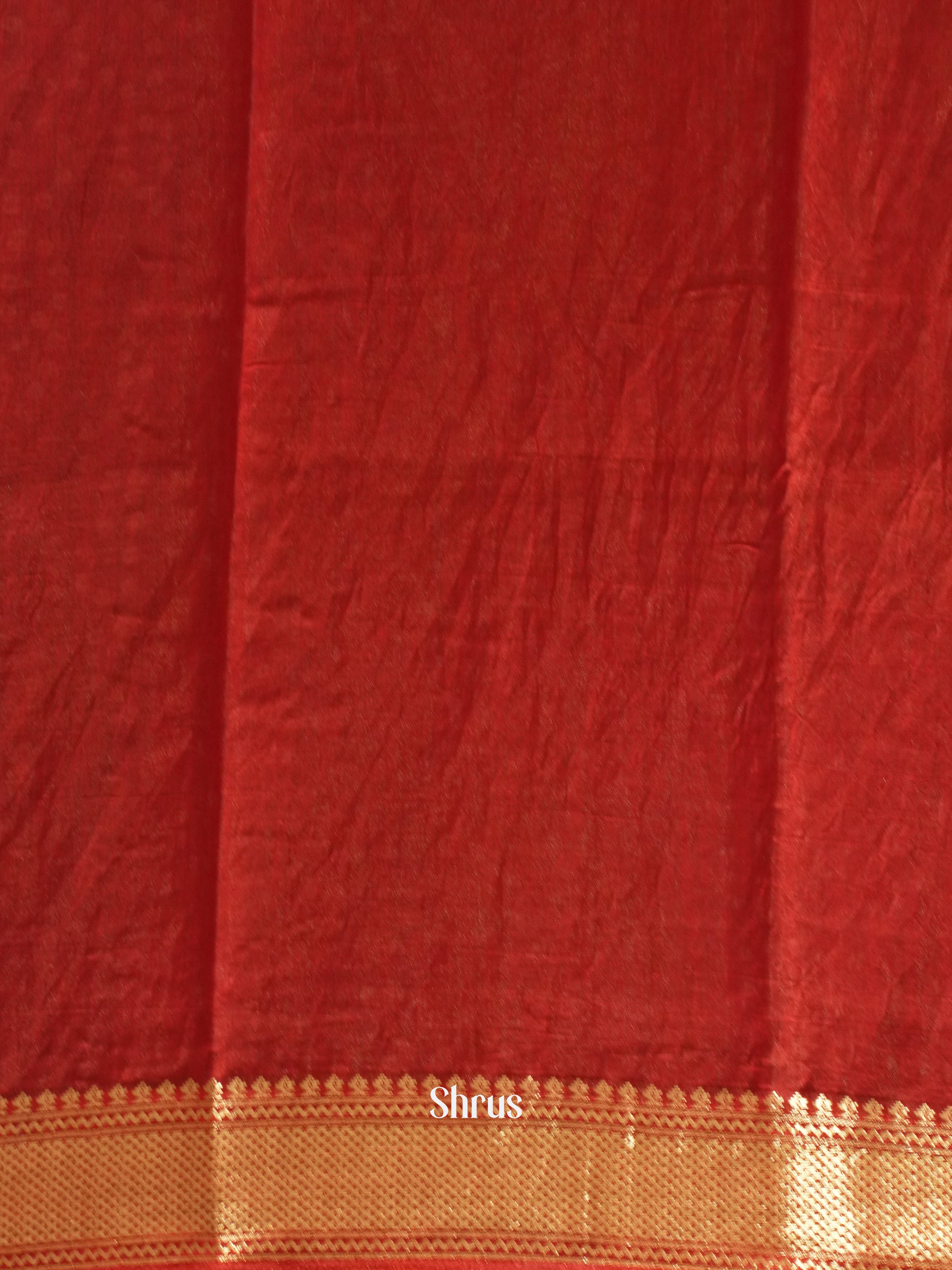 Black & Red - Art Modal Saree - Shop on ShrusEternity.com