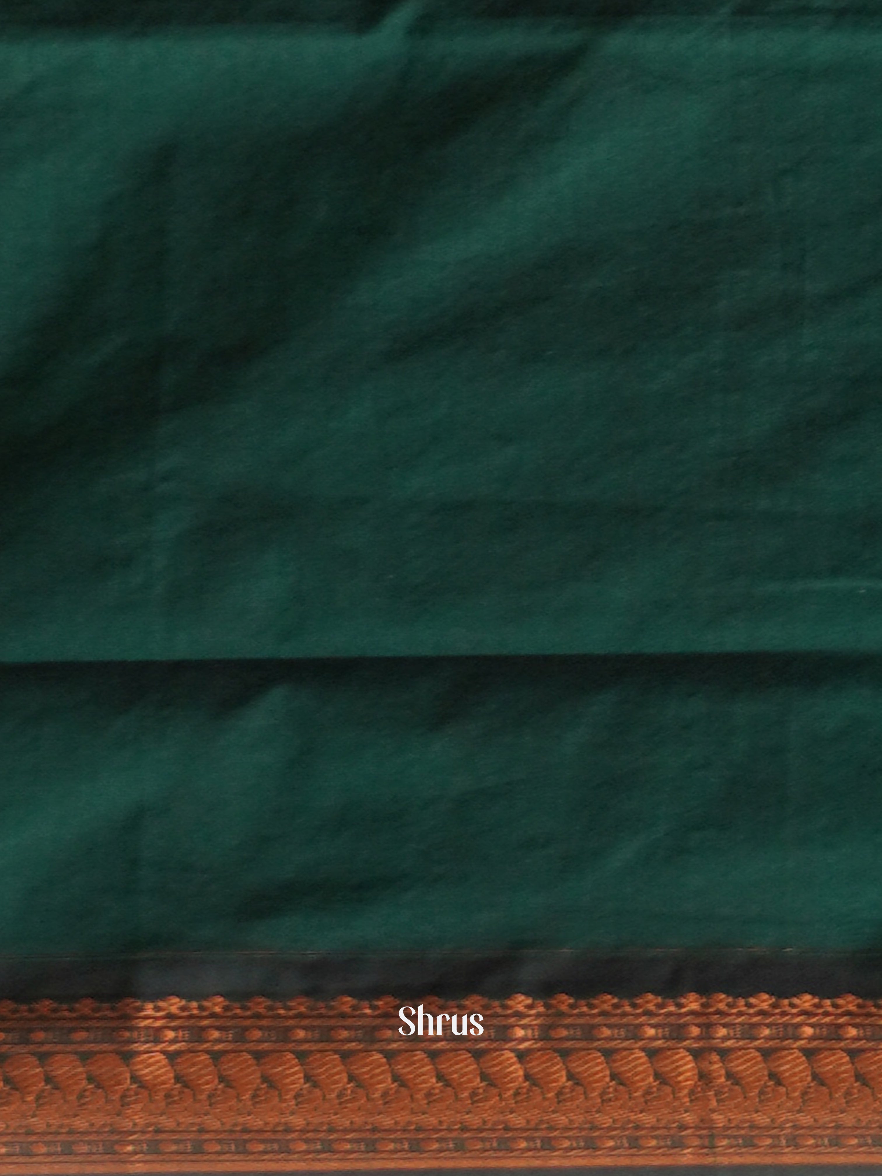 Light & Dark Green - Kalyani Cotton Saree - Shop on ShrusEternity.com