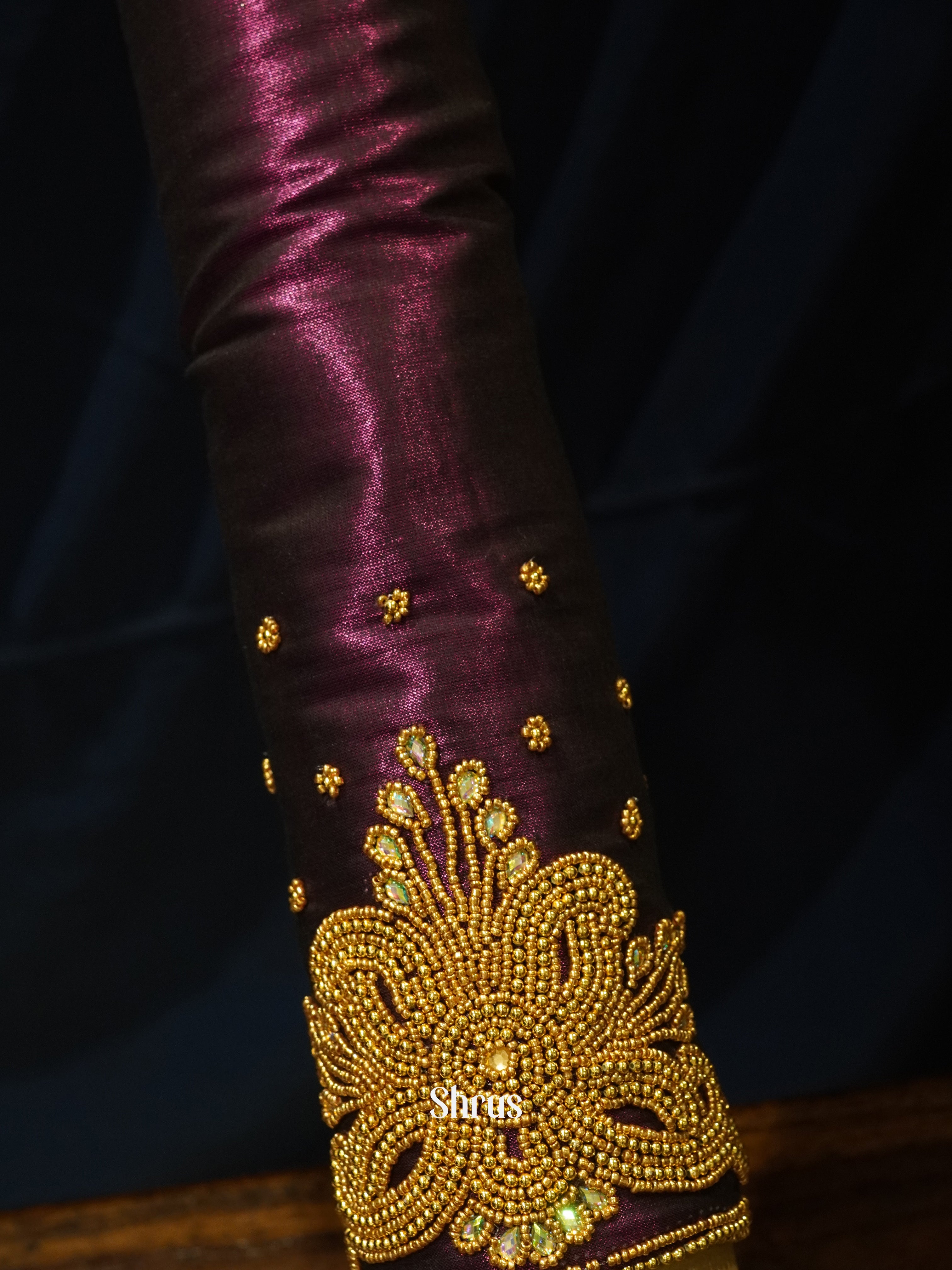 Violet - Aari Blouse - Shop on ShrusEternity.com