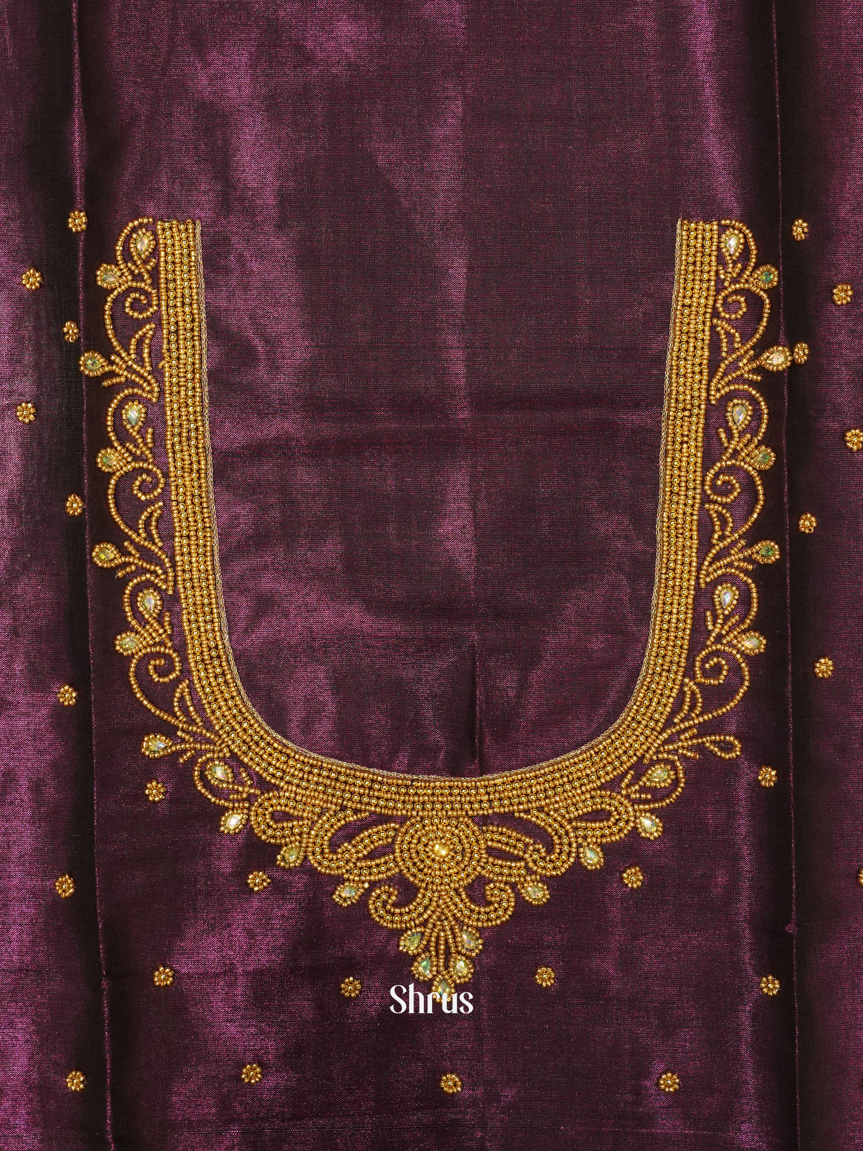 Violet - Aari Blouse - Shop on ShrusEternity.com