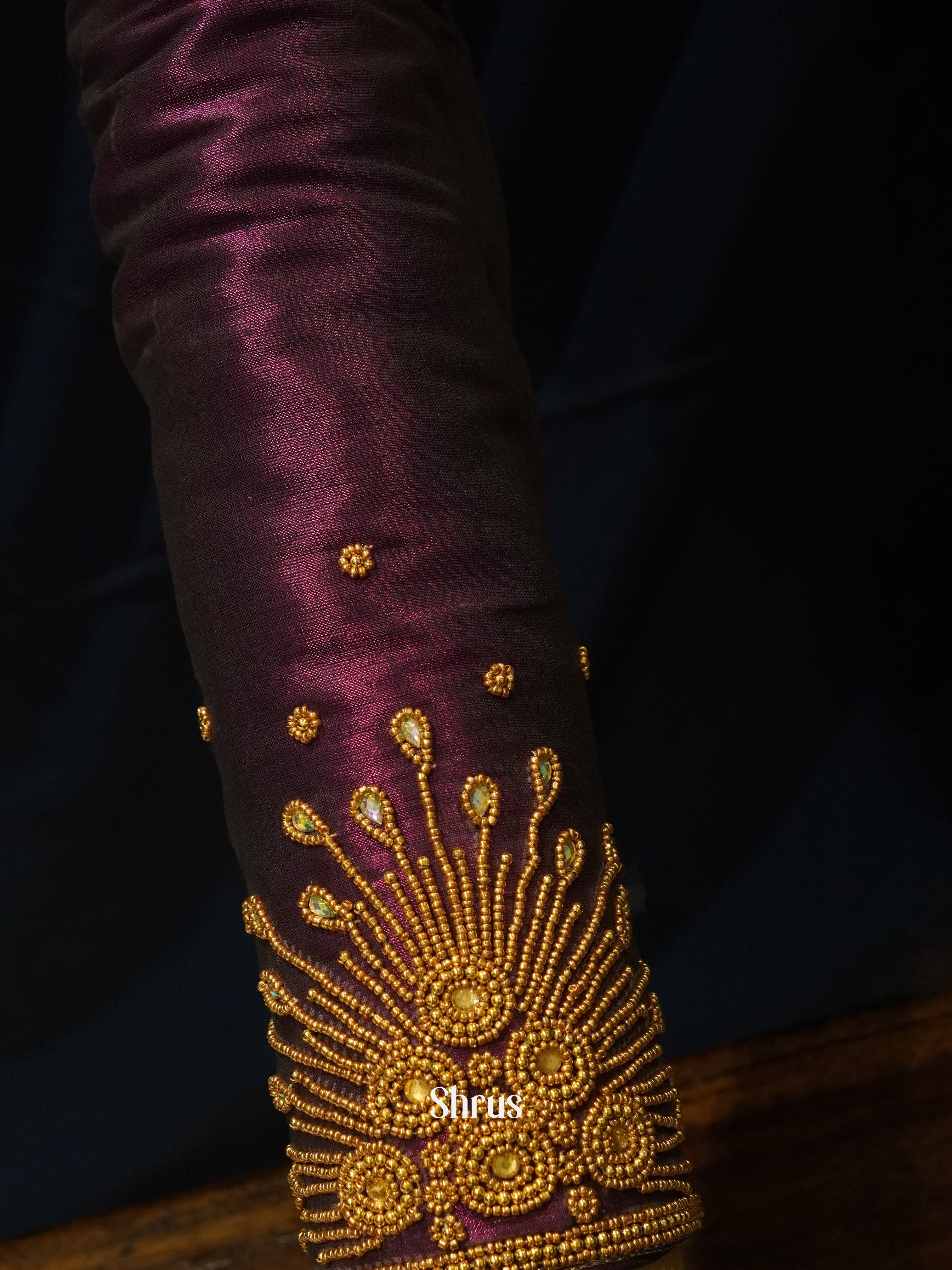 Violet - Aari Blouse - Shop on ShrusEternity.com