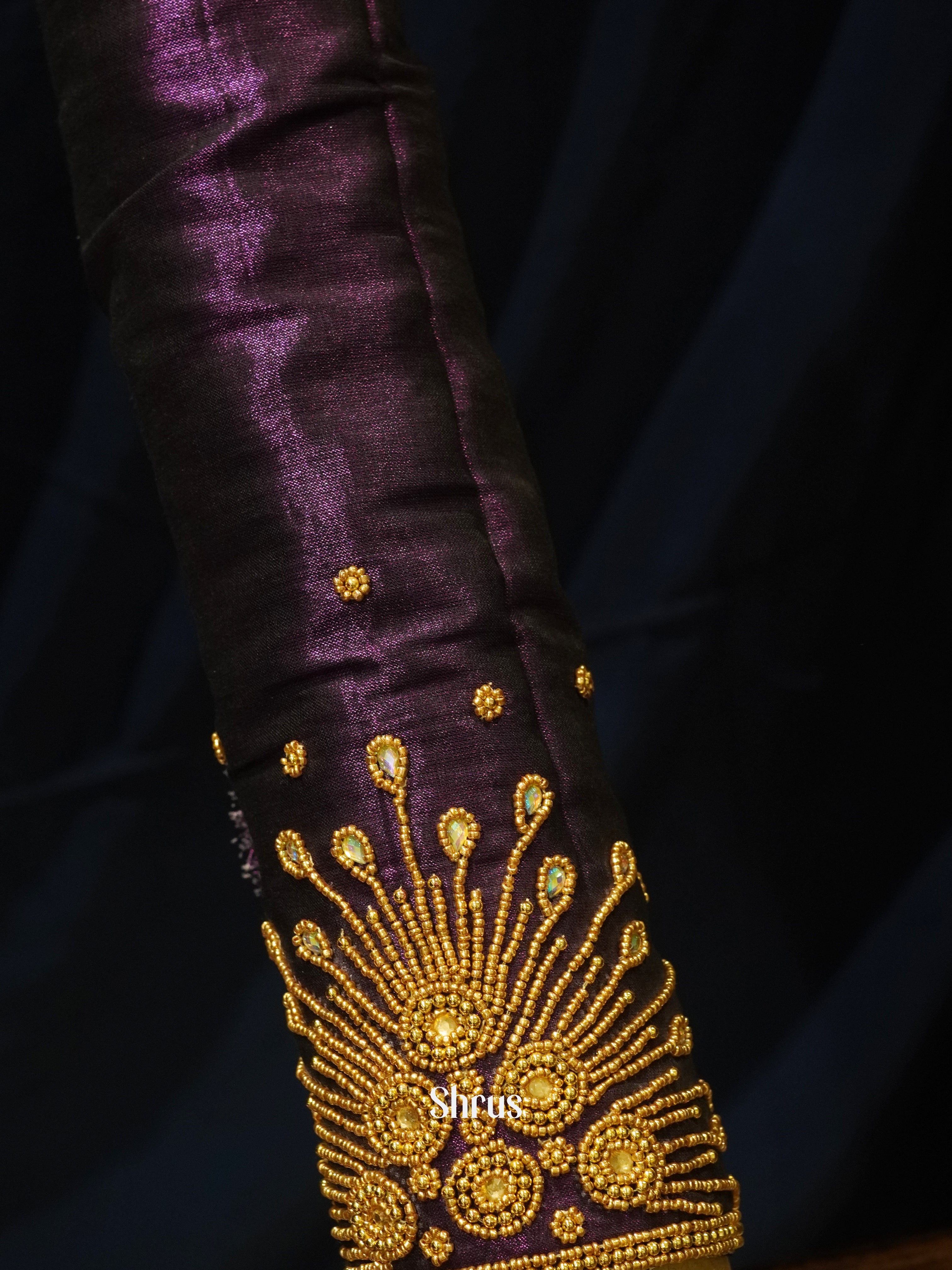 Violet - Aari Blouse - Shop on ShrusEternity.com