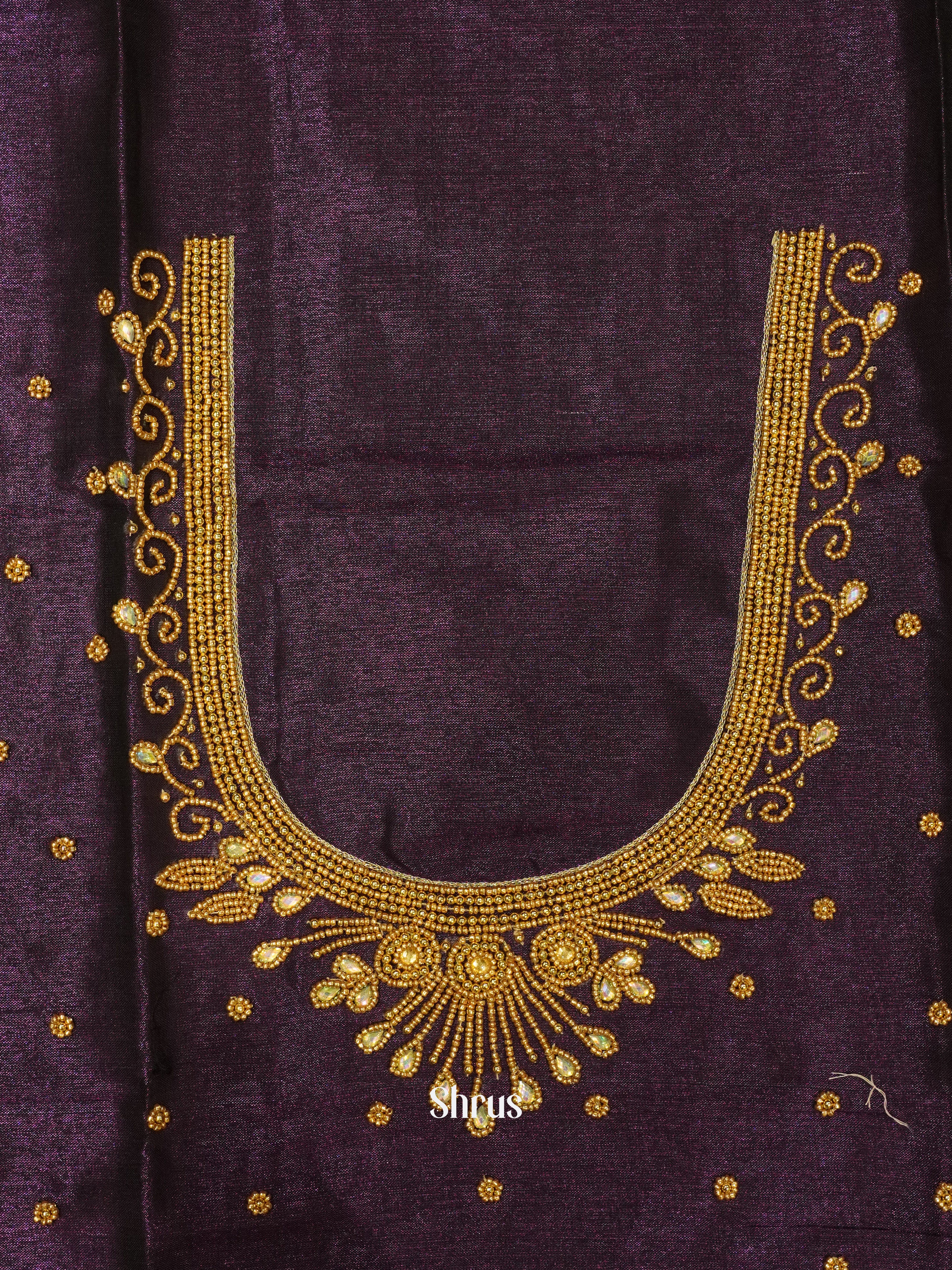 Violet - Aari Blouse - Shop on ShrusEternity.com